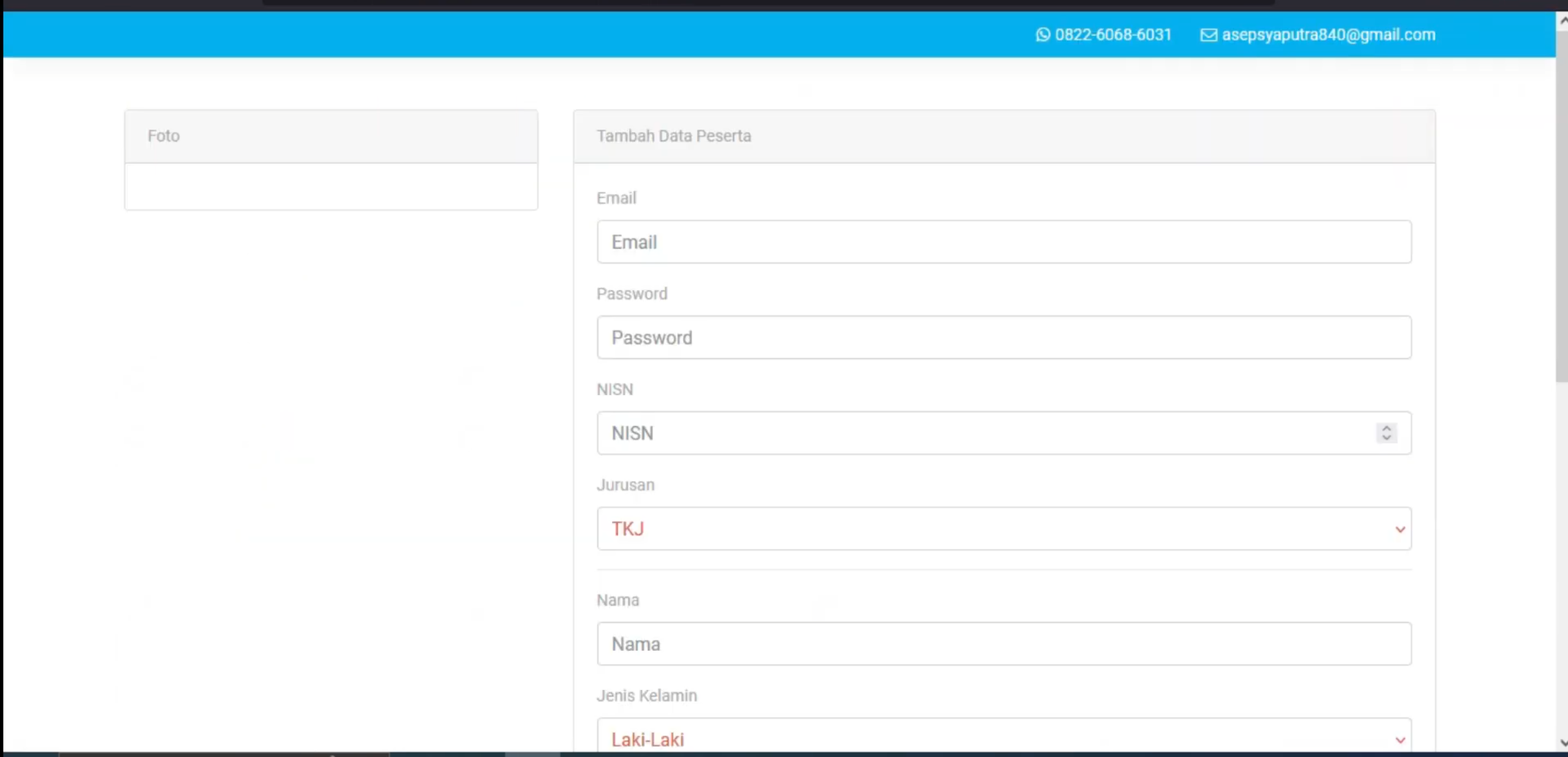 PPDB Online | Source Code SPK PPDB Metode SAW | Download Aplikasi PPDB menggunakan Metode SAW | PHP
