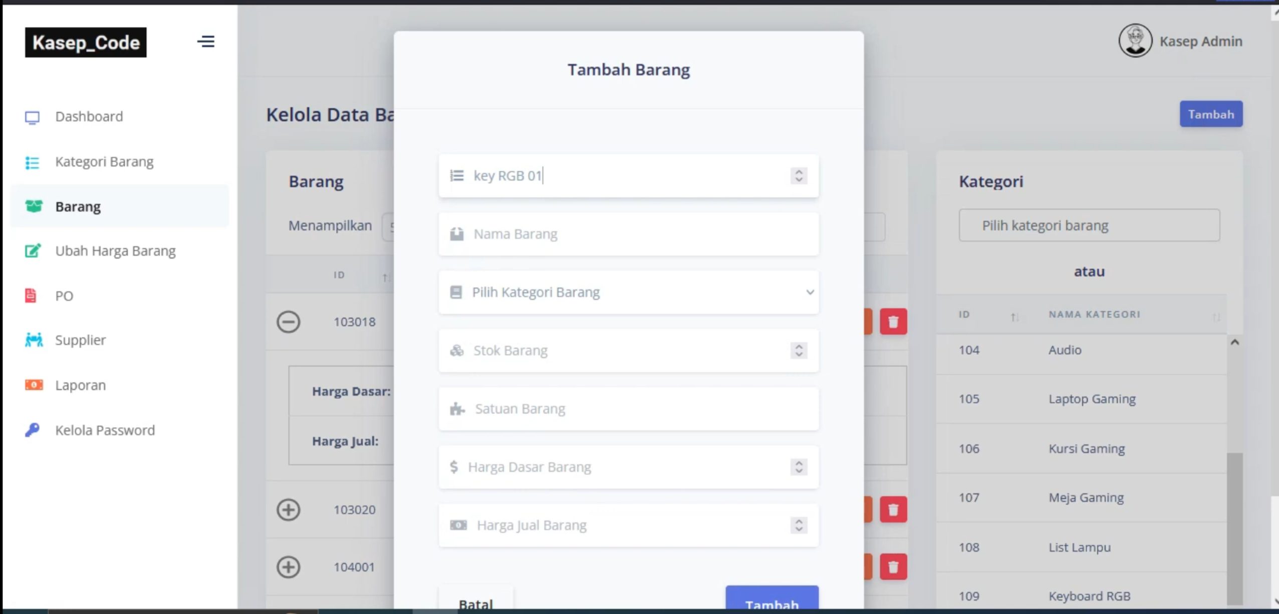 Aplikasi Penjualan Online dan Stok Barang | Aplikasi Point Of Sale | Sistem Laporan Penjualan