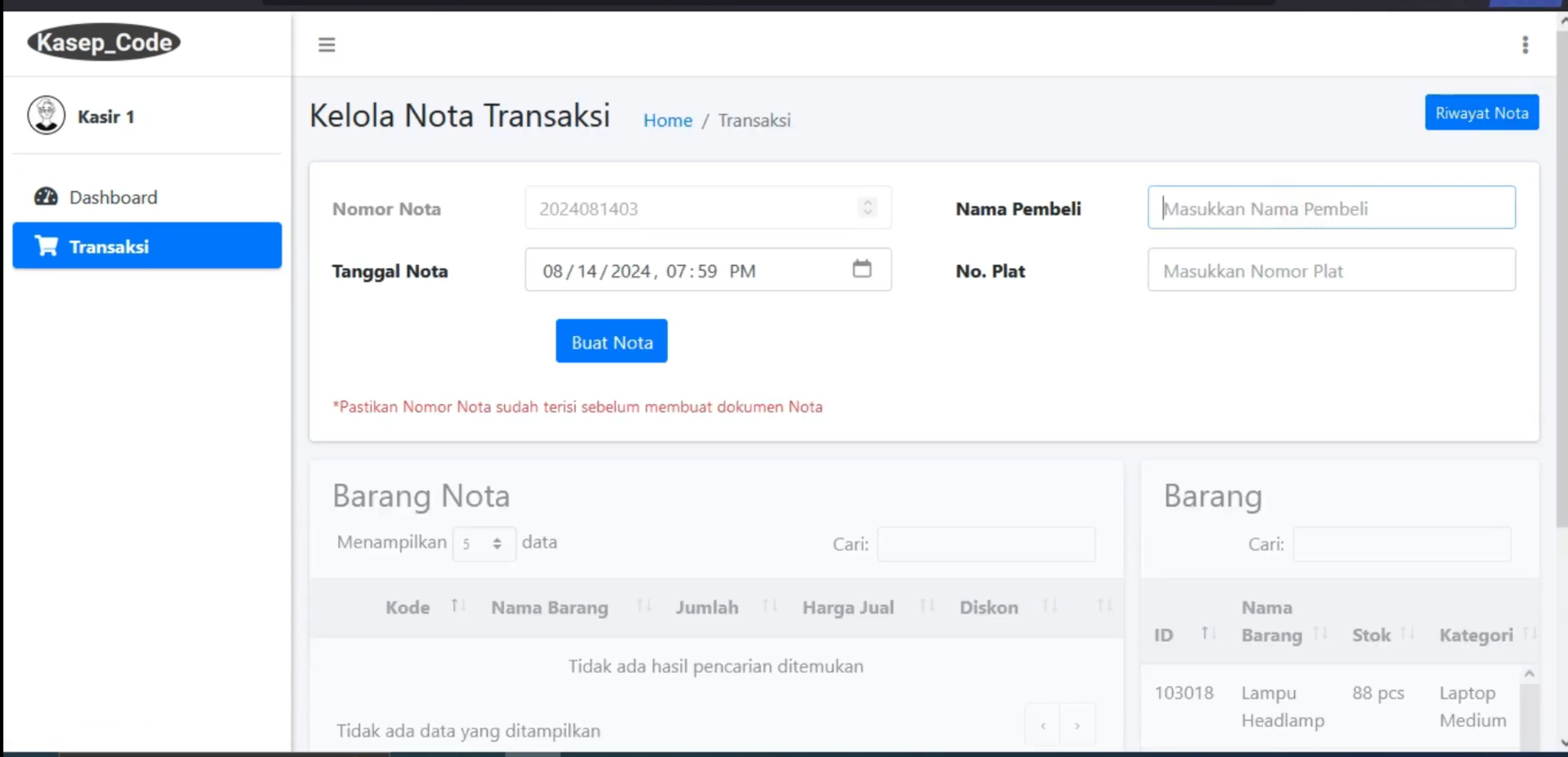 Aplikasi Penjualan Online dan Stok Barang | Aplikasi Point Of Sale | Sistem Laporan Penjualan