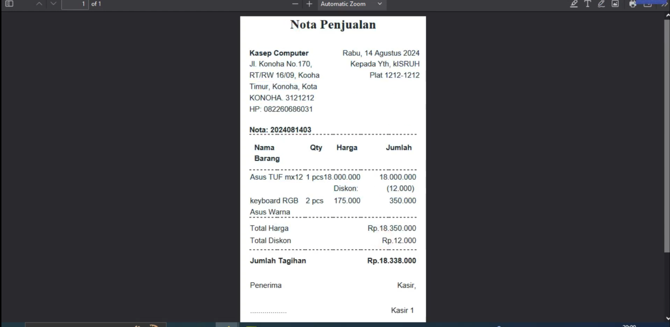 Aplikasi Penjualan Online dan Stok Barang | Aplikasi Point Of Sale | Sistem Laporan Penjualan