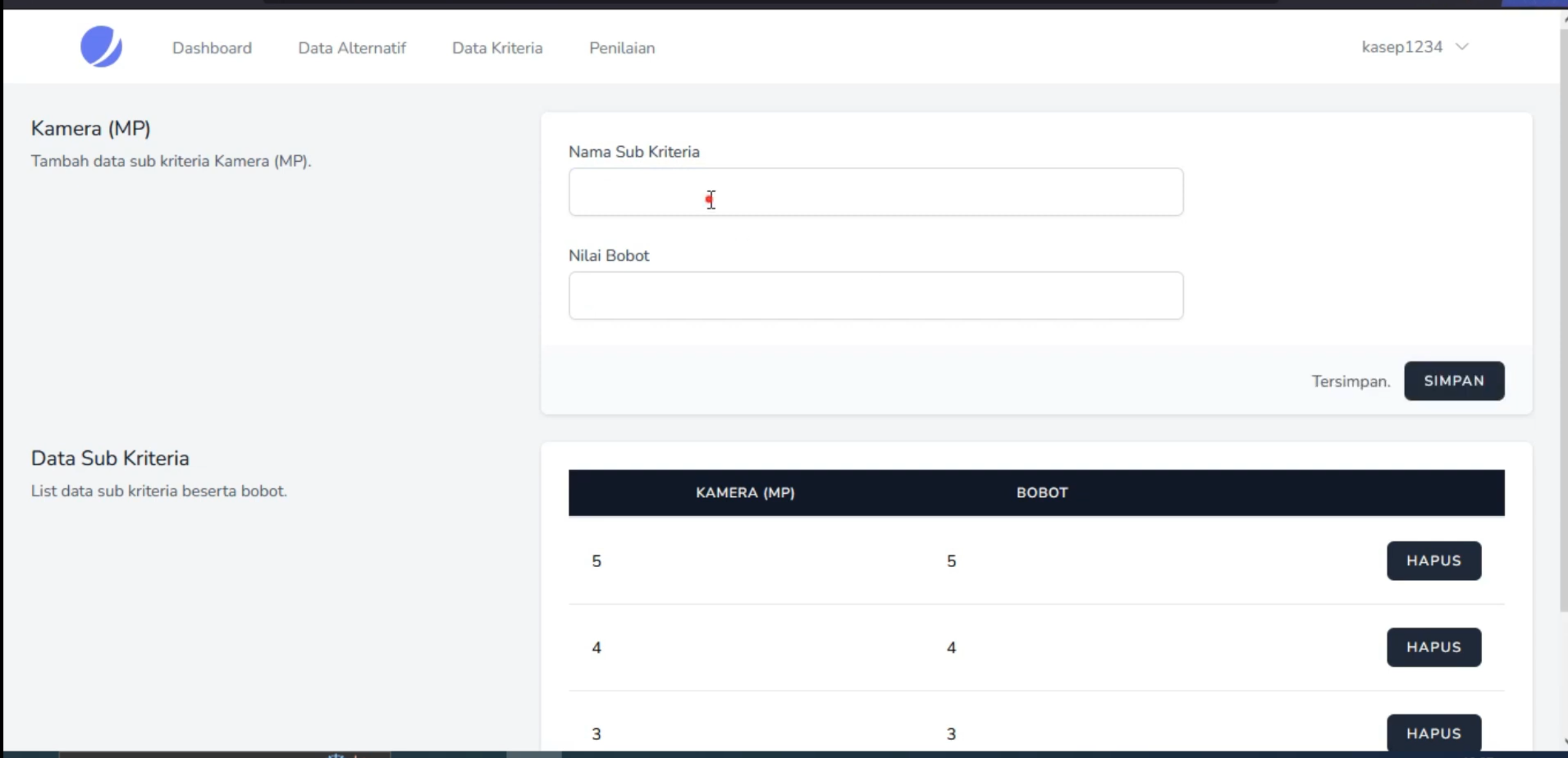 WEBSITE SPK METODE MOORA | Source code PHP SPK Metode MOORA | Download Source Code | LARAVEL