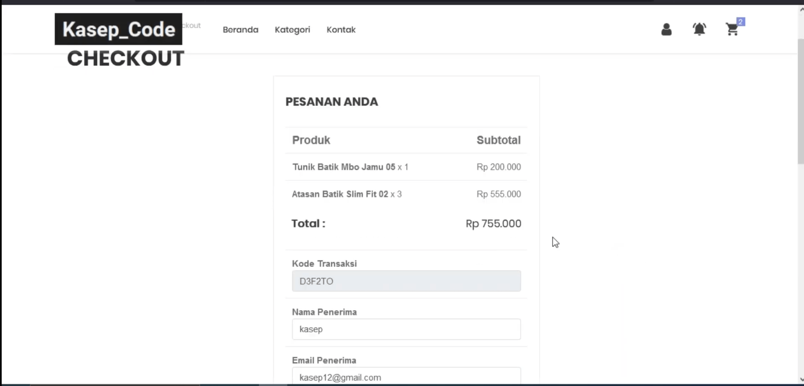 Website E-Commerce | Download Source Code PHP E-Commerce | Toko Online | E-Commerce CodeIgniter 3