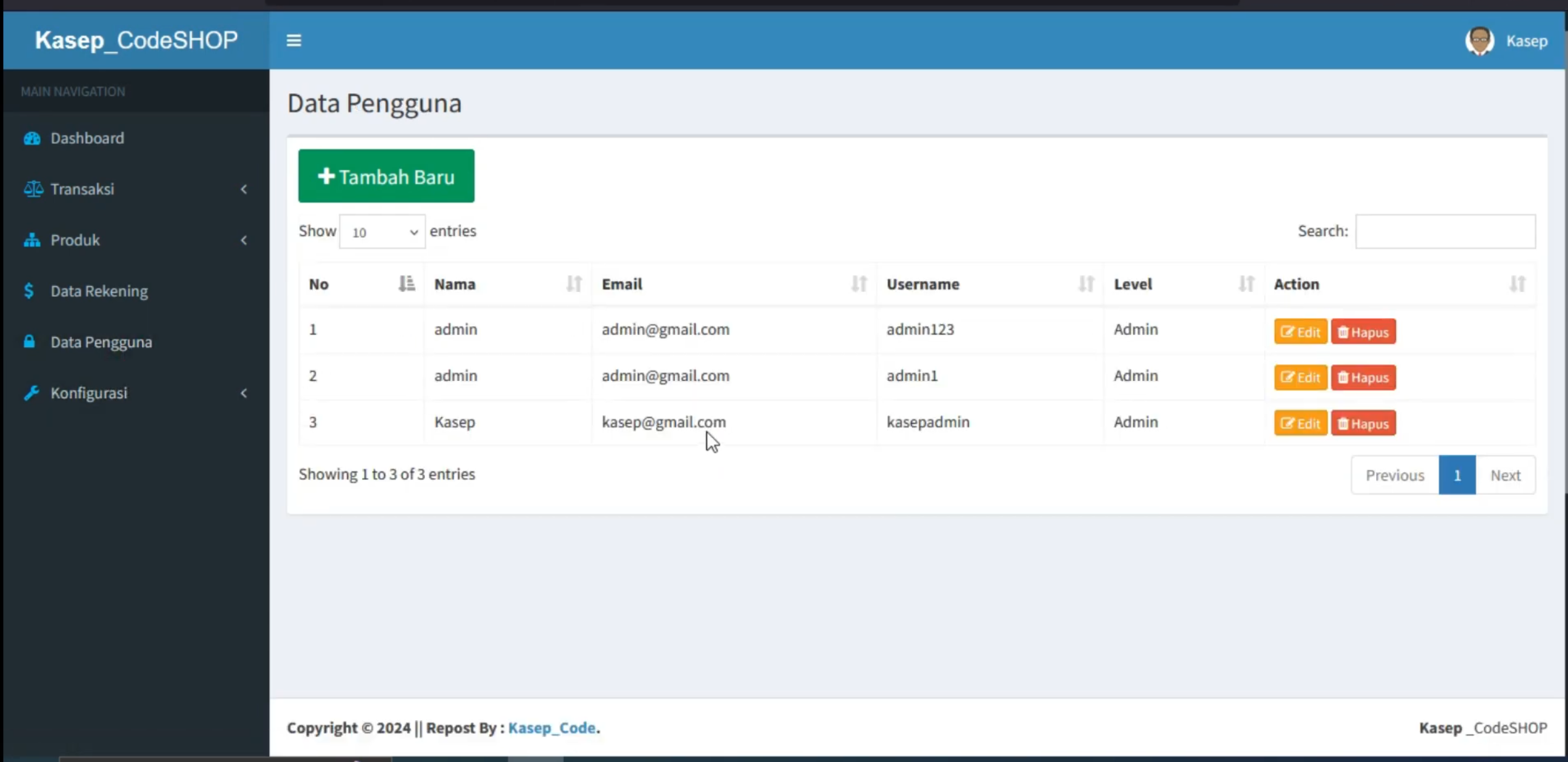 Website E-Commerce | Download Source Code PHP E-Commerce | Toko Online | E-Commerce CodeIgniter 3