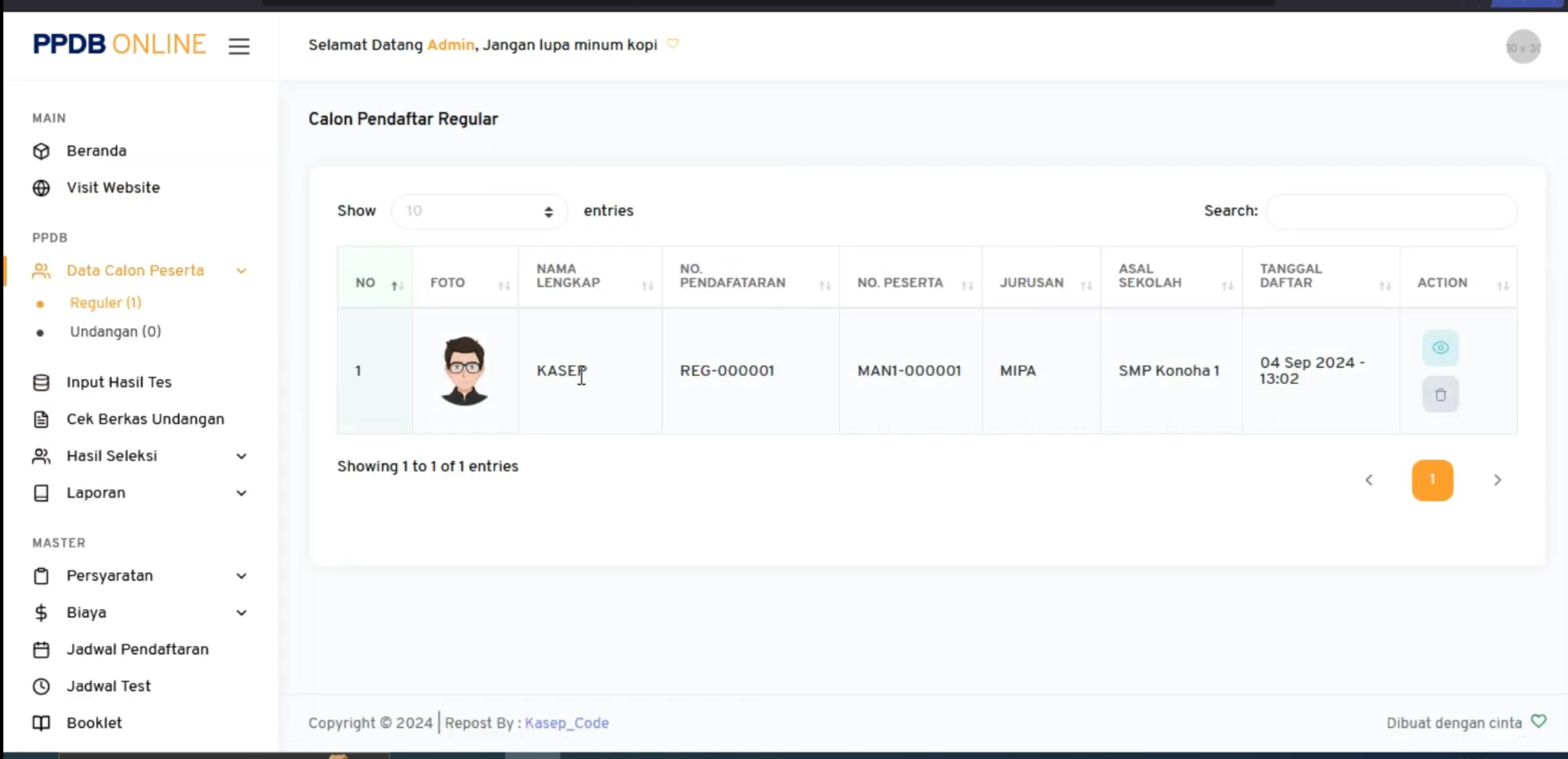 Website PPDB Online | PPDB Online Laravel | Source Code PPDB Online Laravel | Website PPDB | Part 1 & 2