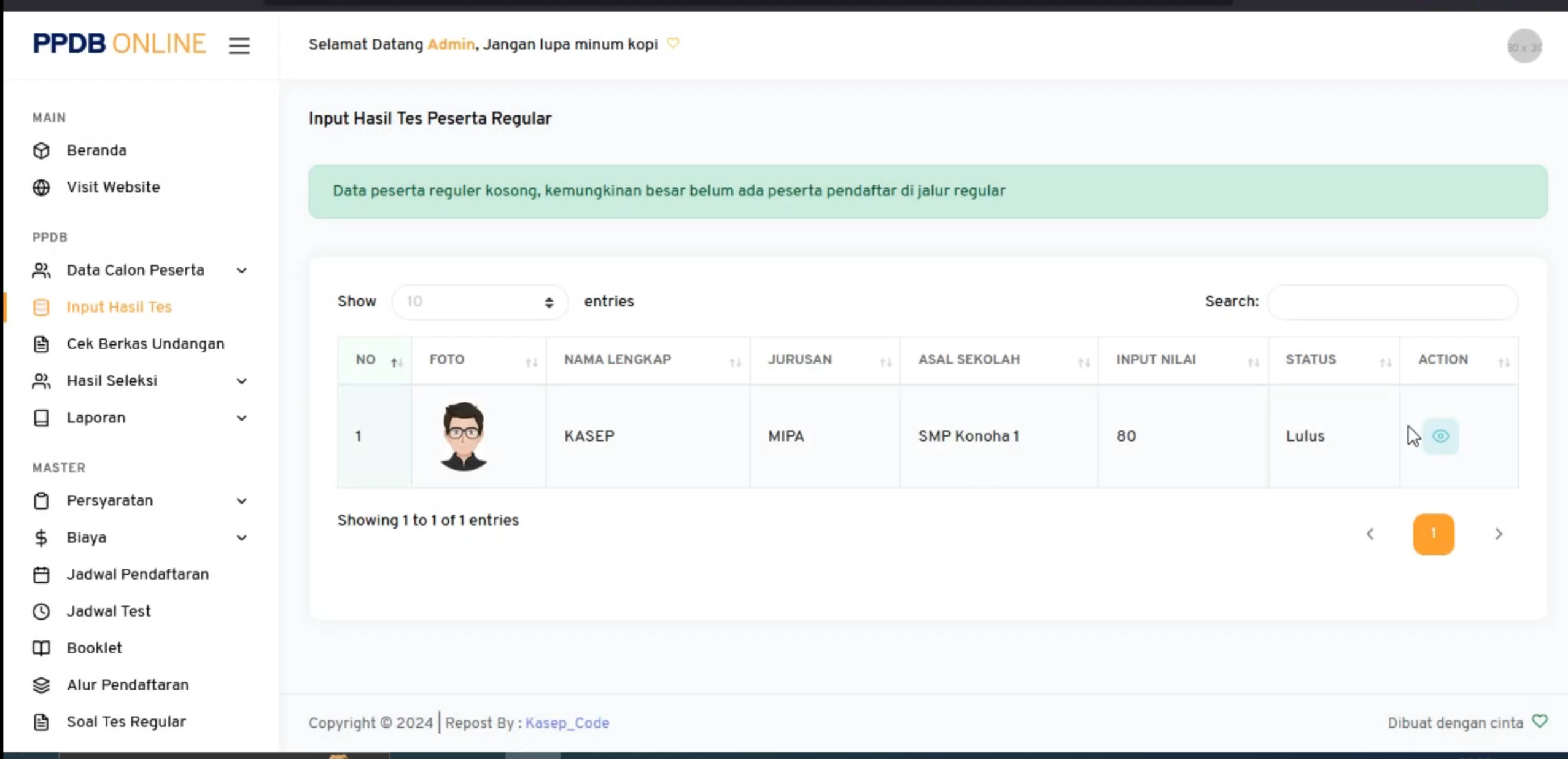 Website PPDB Online | PPDB Online Laravel | Source Code PPDB Online Laravel | Website PPDB | Part 1 & 2