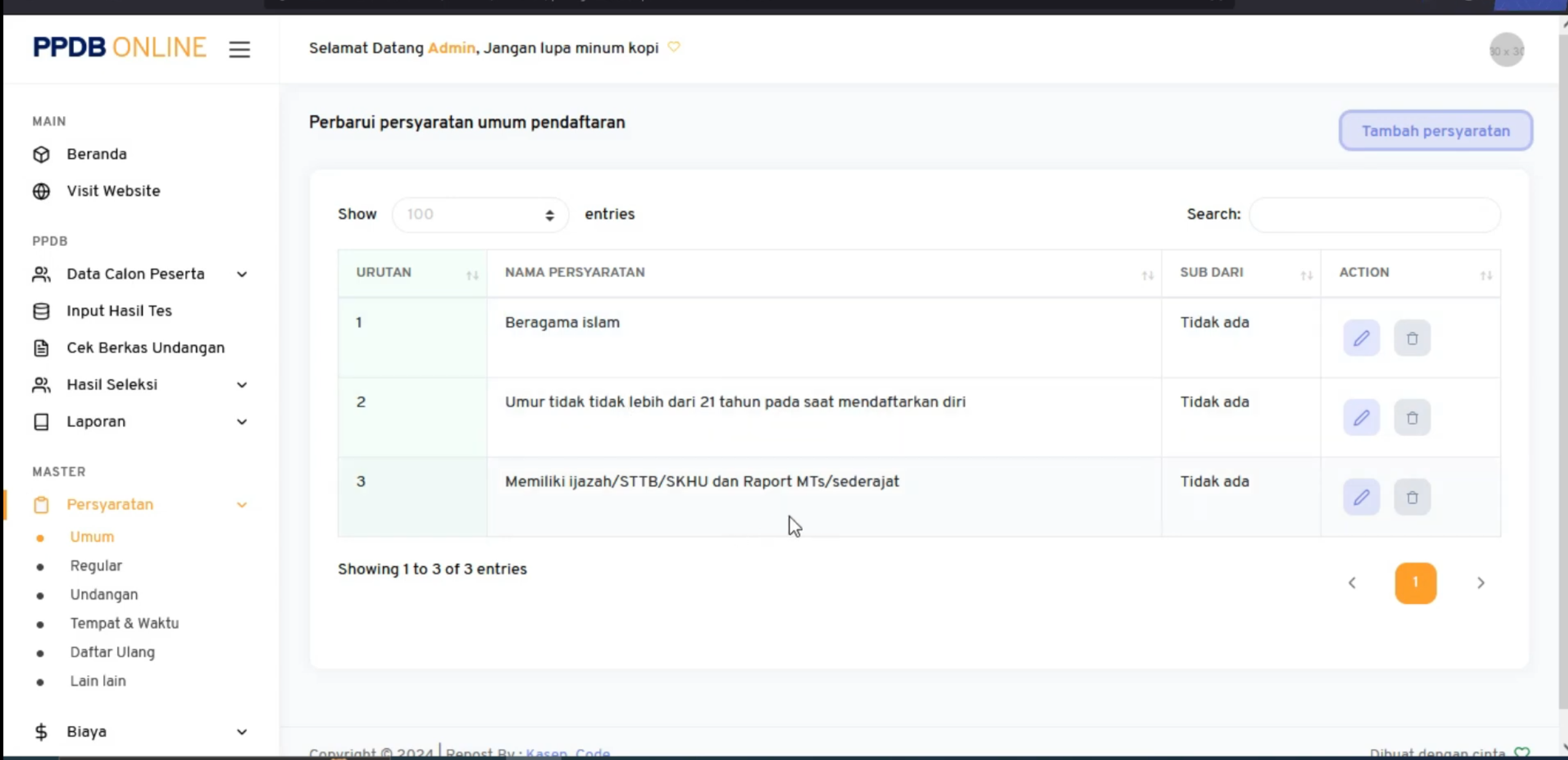 Website PPDB Online | PPDB Online Laravel | Source Code PPDB Online Laravel | Website PPDB | Part 1 & 2