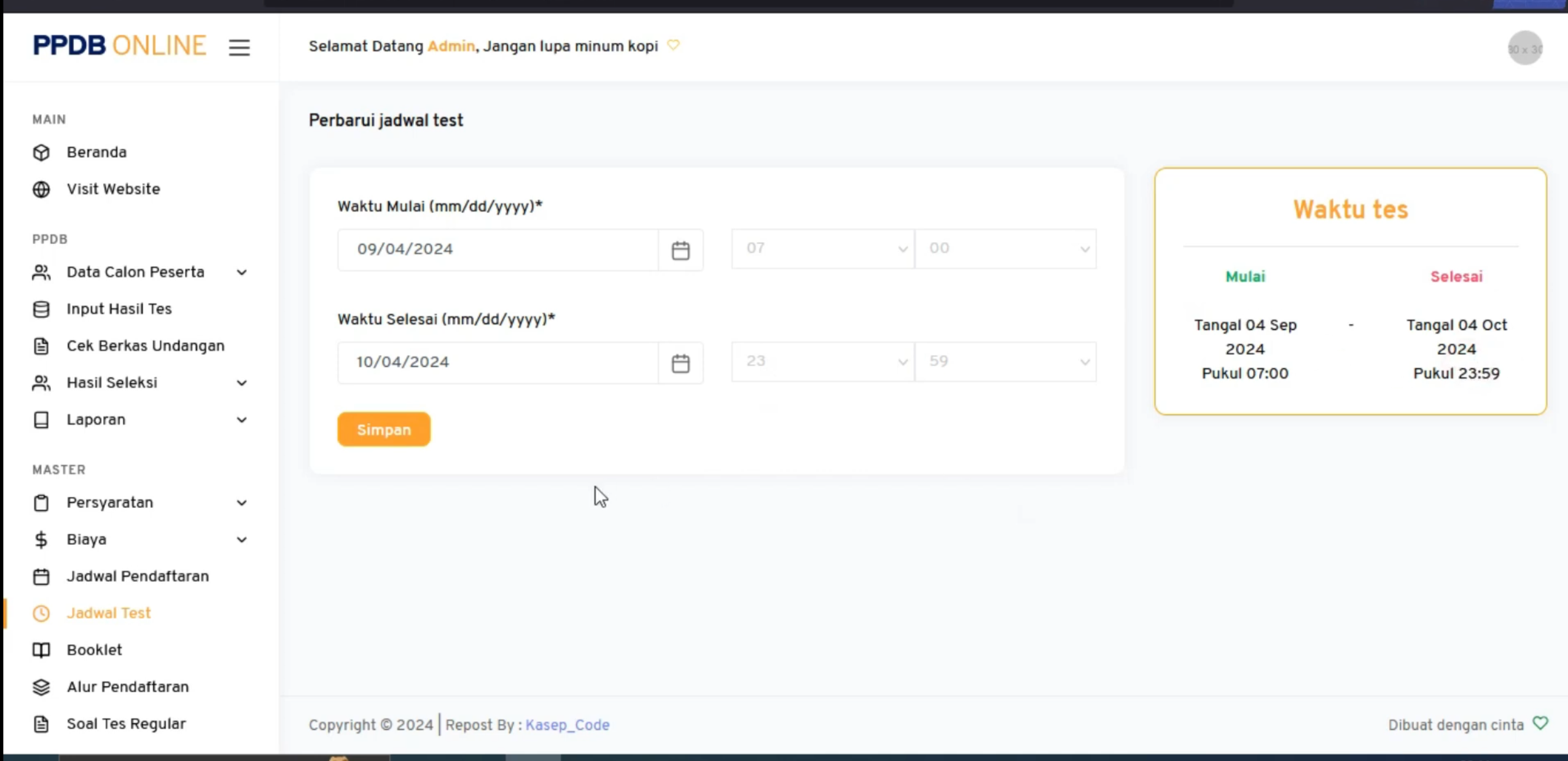 Website PPDB Online | PPDB Online Laravel | Source Code PPDB Online Laravel | Website PPDB | Part 1 & 2
