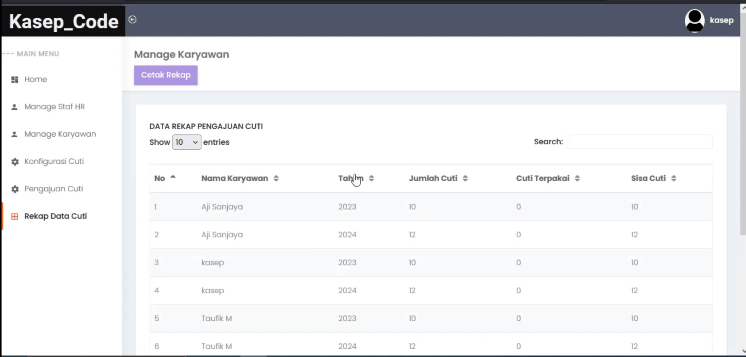 Aplikasi Cuti Online | Website Cuti Online Framework Laravel | Download Source Code Cuti Karyawan