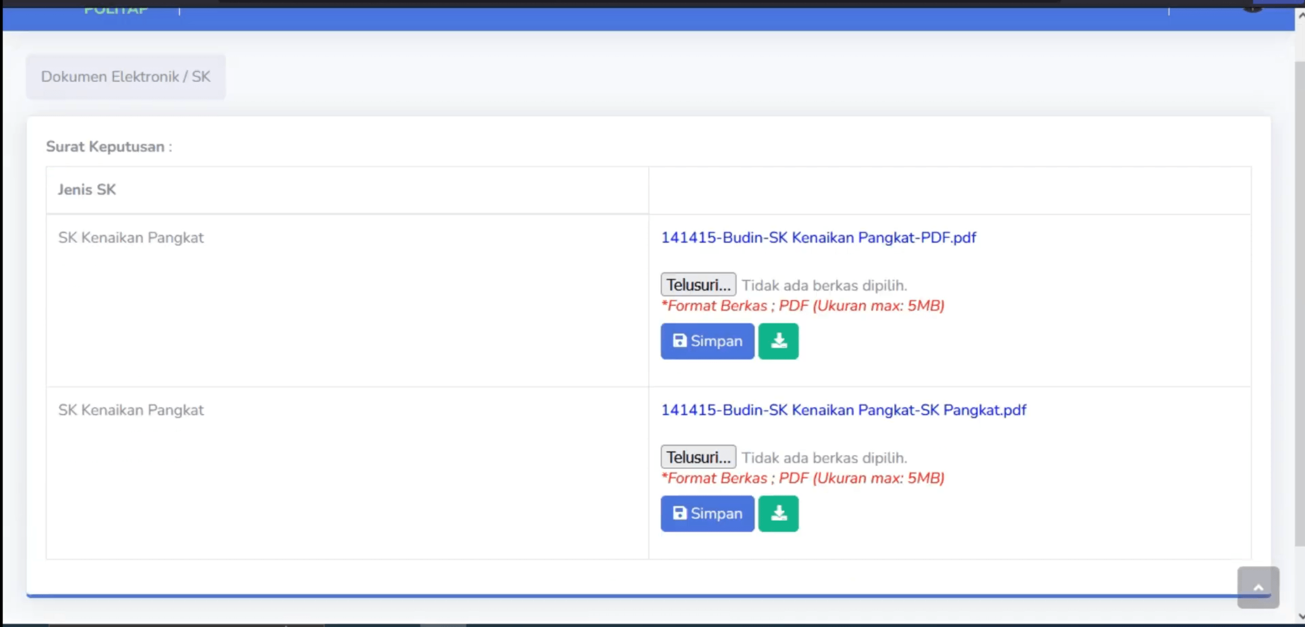 Source Code SIMPEG PHP MySQL Terbaru| Aplikasi SIMPEG | Sistem Informasi Kepegawaian | PHP Native