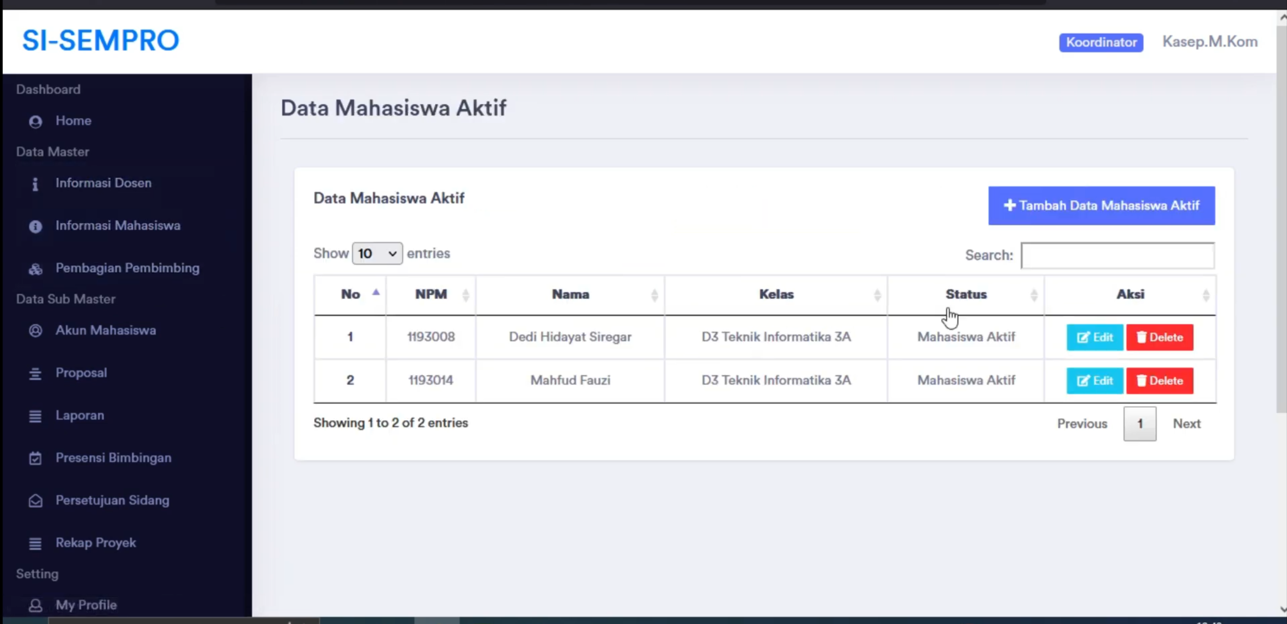 Aplikasi Bimbingan Online | Source Code PHP Sistem Pendaftaran Judul Skripsi | Source Code webiste bimbingan online