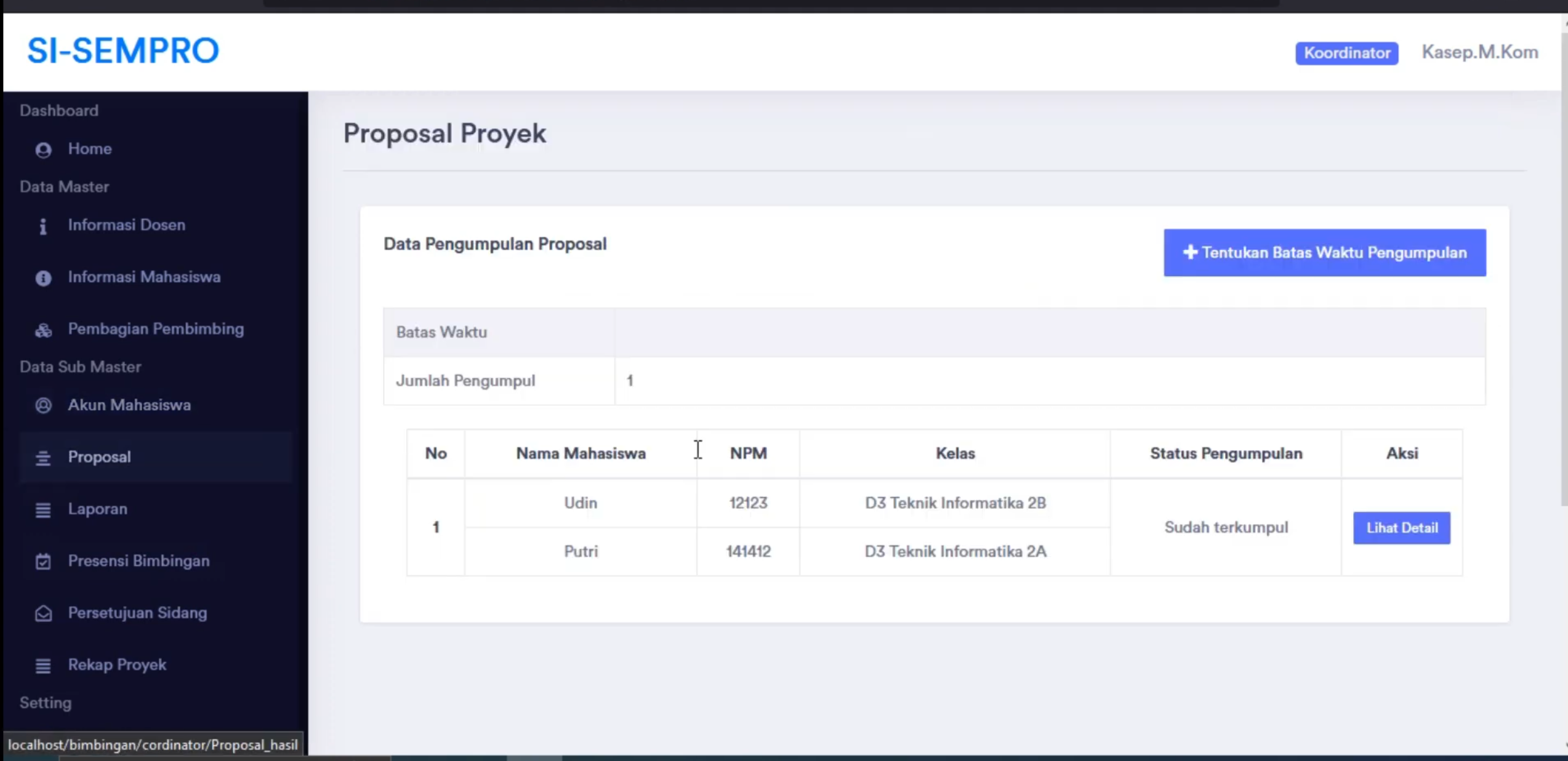 Aplikasi Bimbingan Online | Source Code PHP Sistem Pendaftaran Judul Skripsi | Source Code webiste bimbingan online