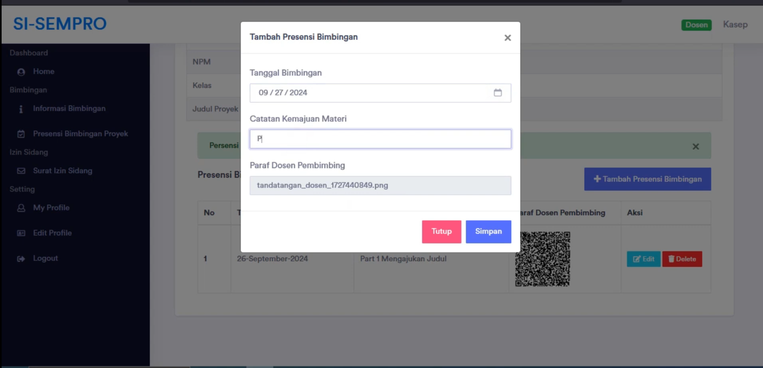 Aplikasi Bimbingan Online | Source Code PHP Sistem Pendaftaran Judul Skripsi | Source Code webiste bimbingan online