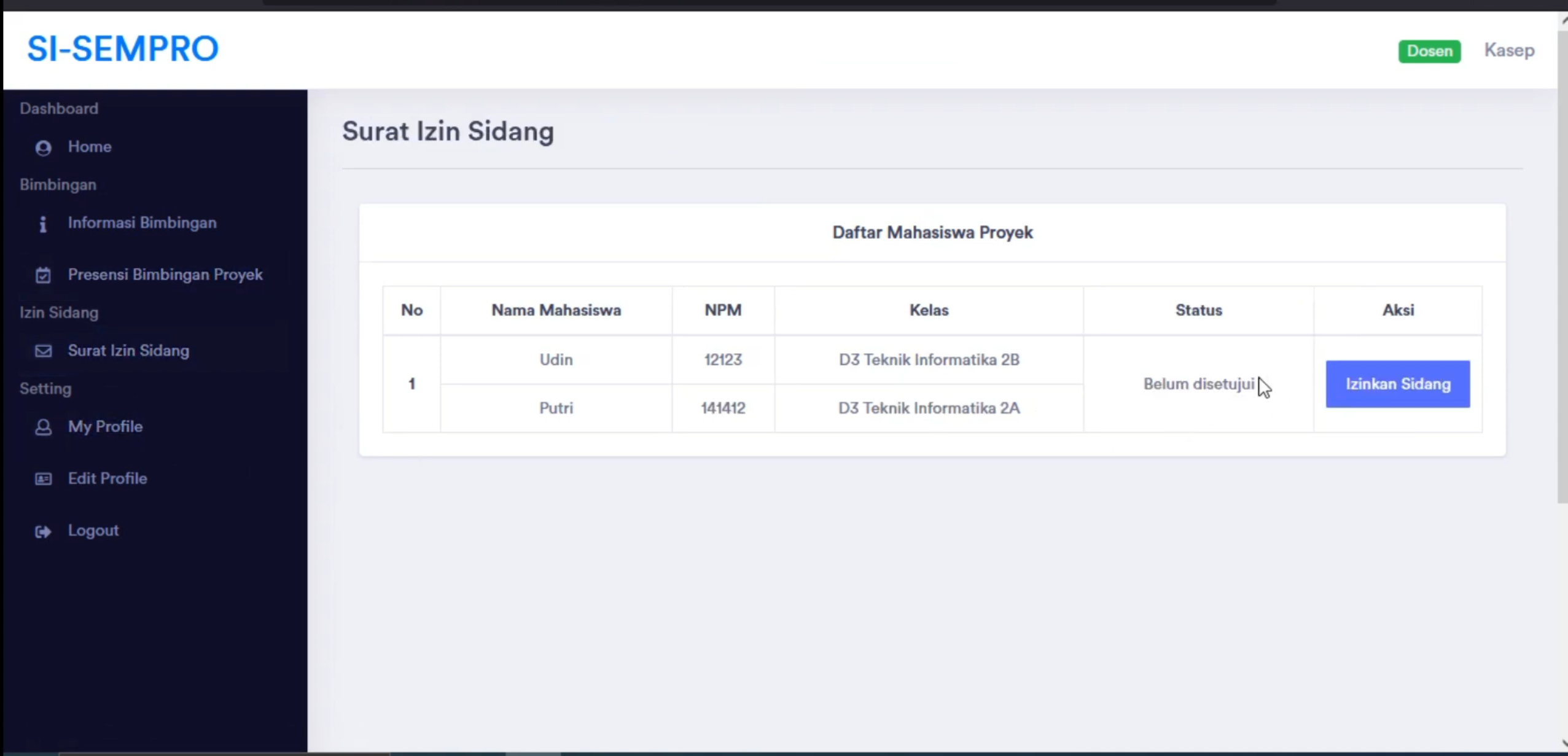 Aplikasi Bimbingan Online | Source Code PHP Sistem Pendaftaran Judul Skripsi | Source Code webiste bimbingan online