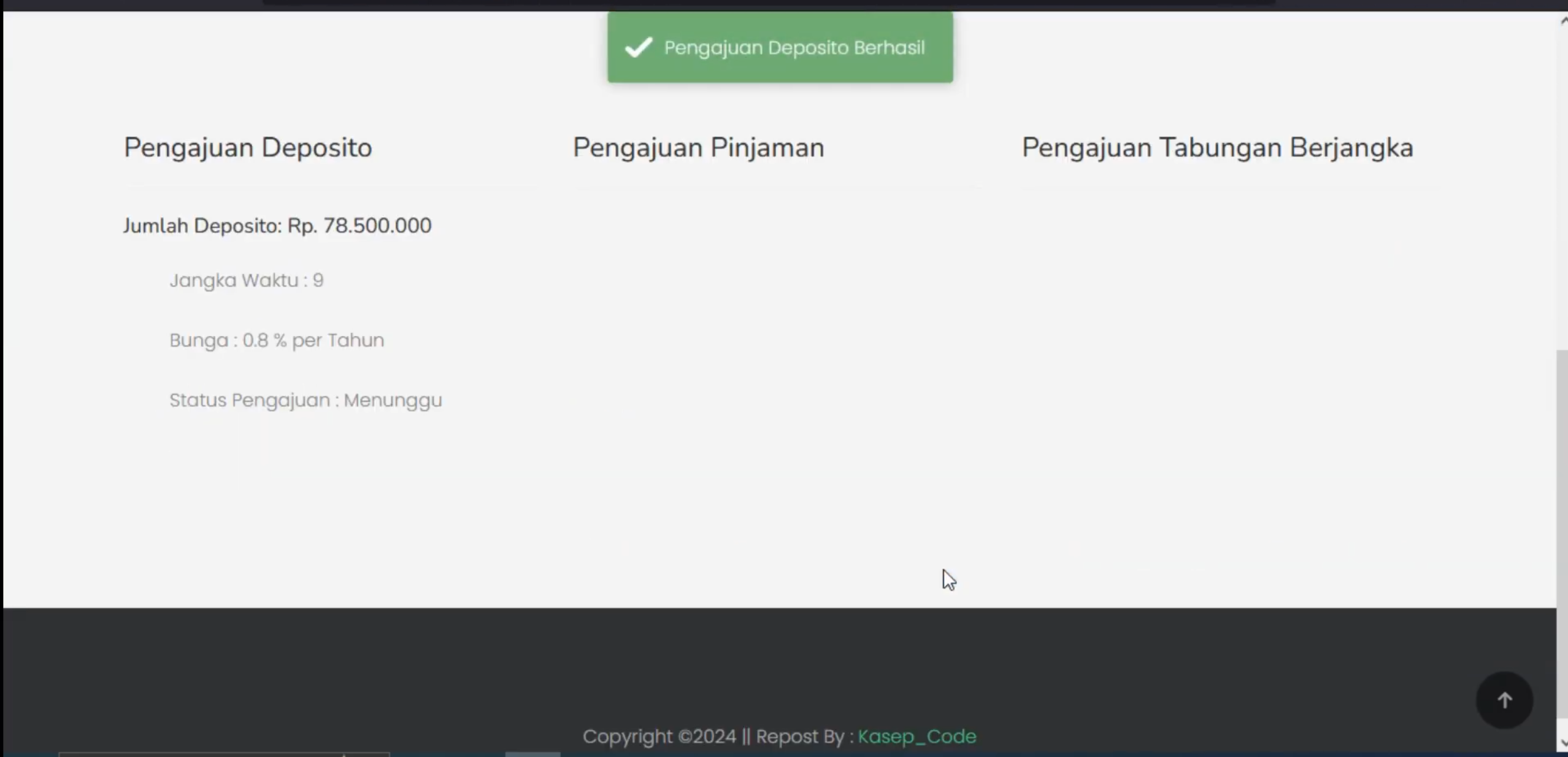 Source Code PHP Pendaftaran Koperasi Online | Aplikasi Koperasi Online | Aplikasi Koperasi berbasis web