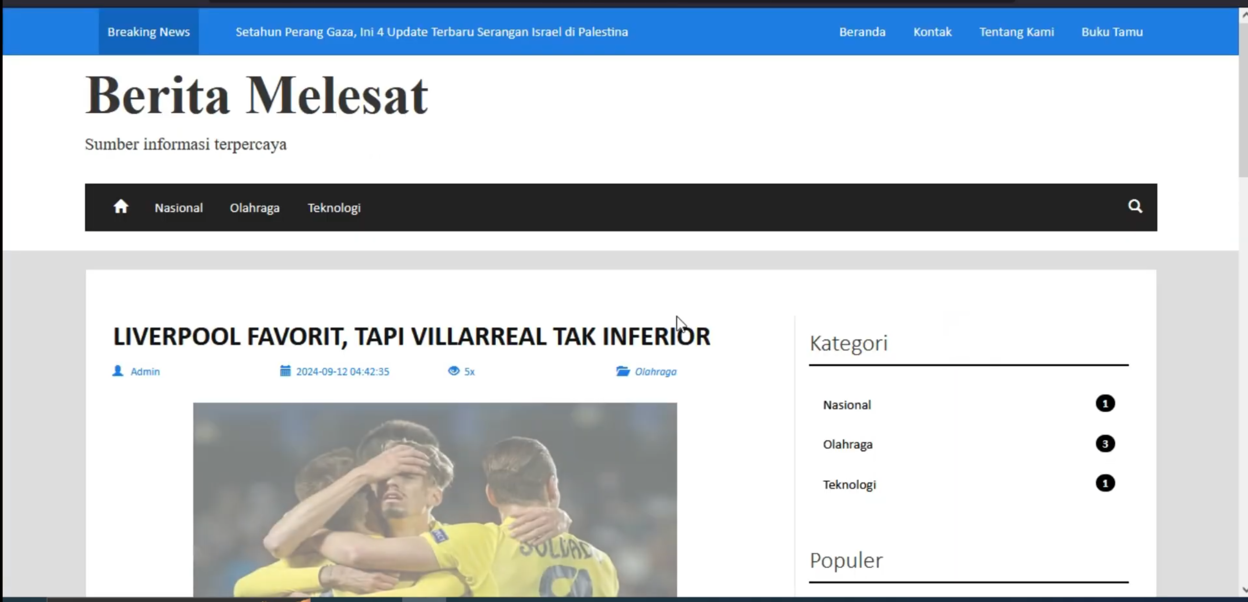 Source Code PHP Website Berita | Download Source Code Website Berita | Website Berita PHP Native