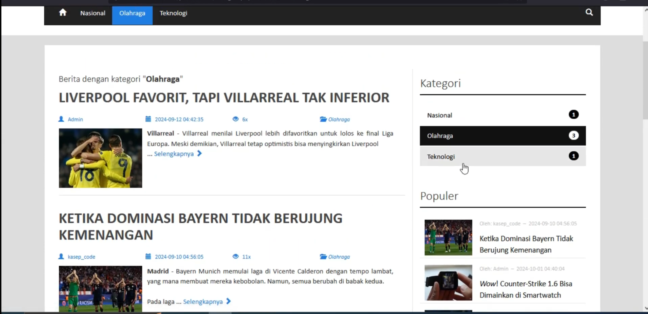 Source Code PHP Website Berita | Download Source Code Website Berita | Website Berita PHP Native