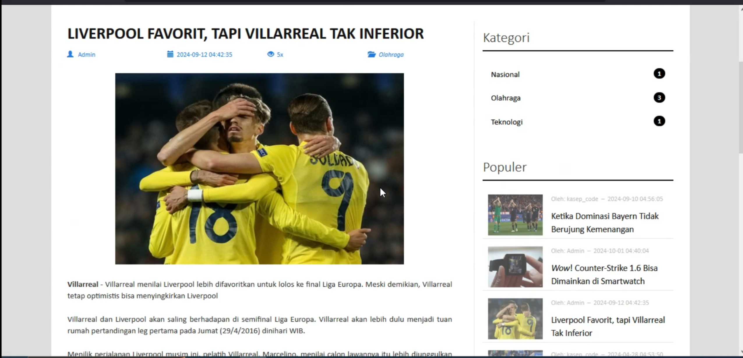 Source Code PHP Website Berita | Download Source Code Website Berita | Website Berita PHP Native