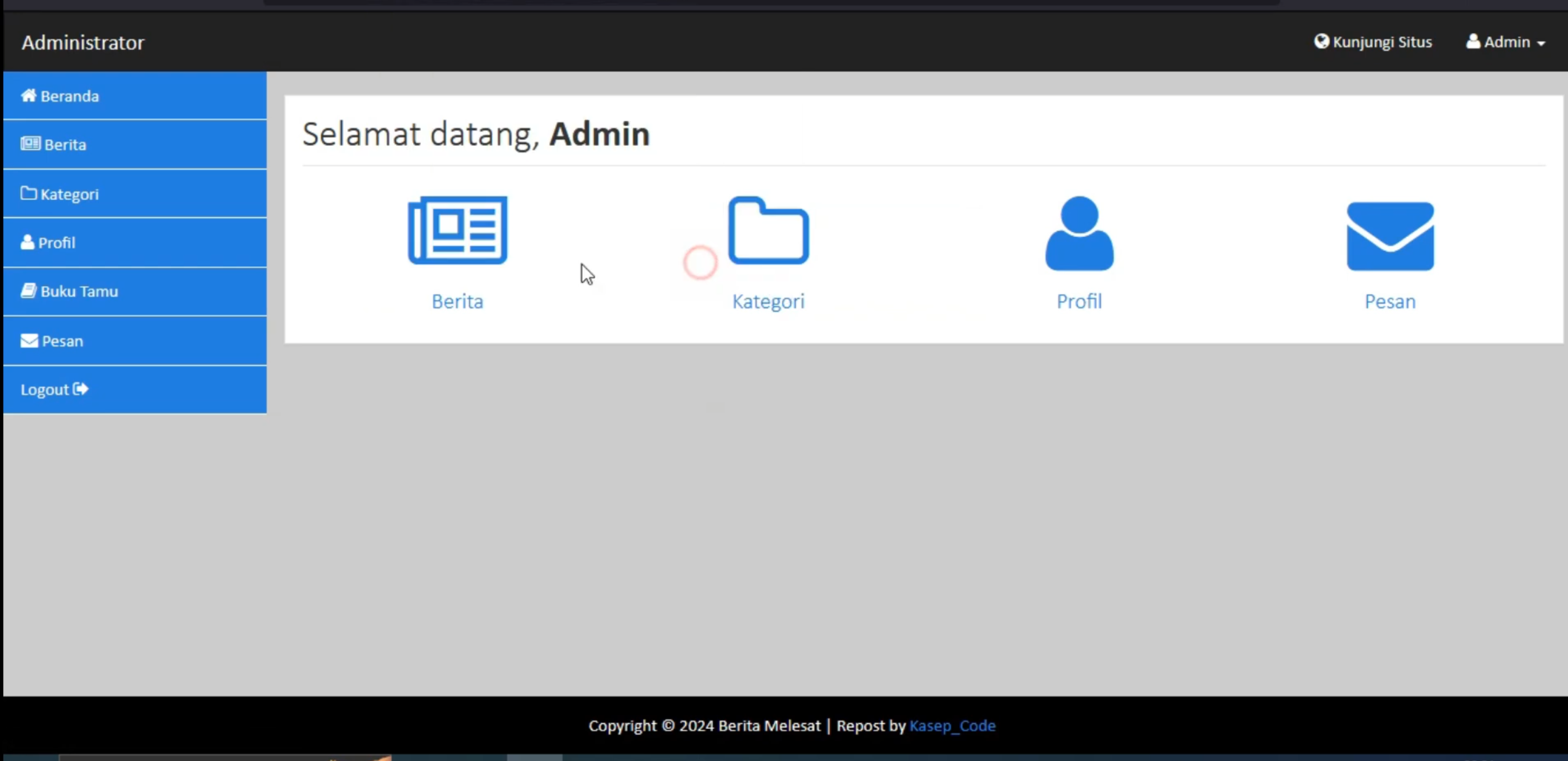 Source Code PHP Website Berita | Download Source Code Website Berita | Website Berita PHP Native