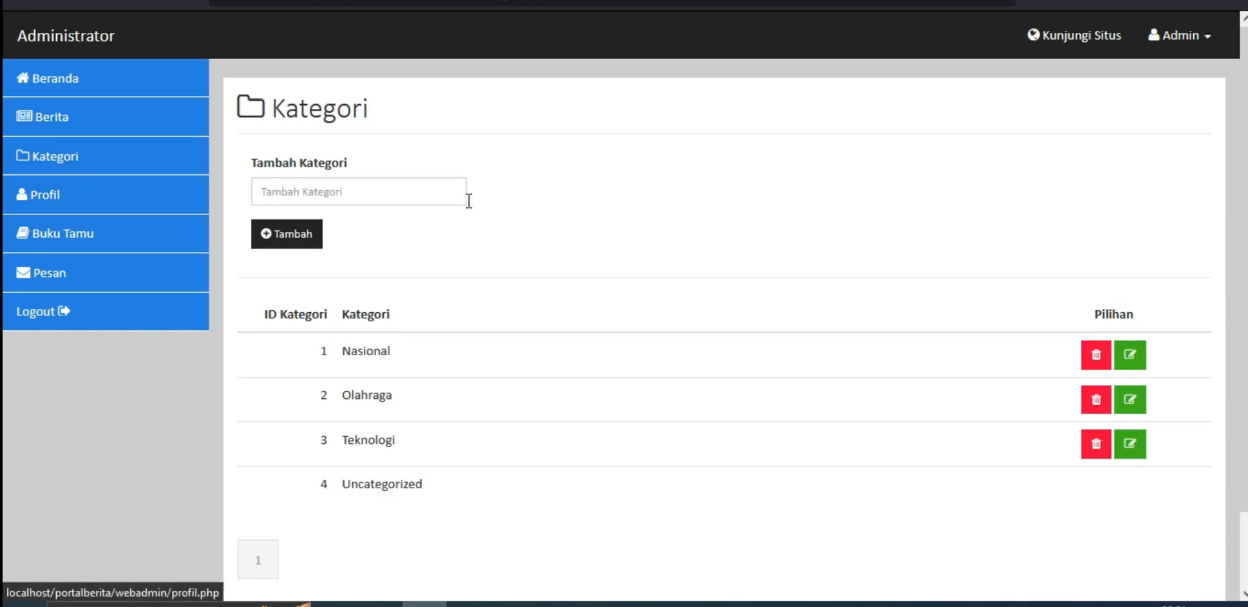 Source Code PHP Website Berita | Download Source Code Website Berita | Website Berita PHP Native
