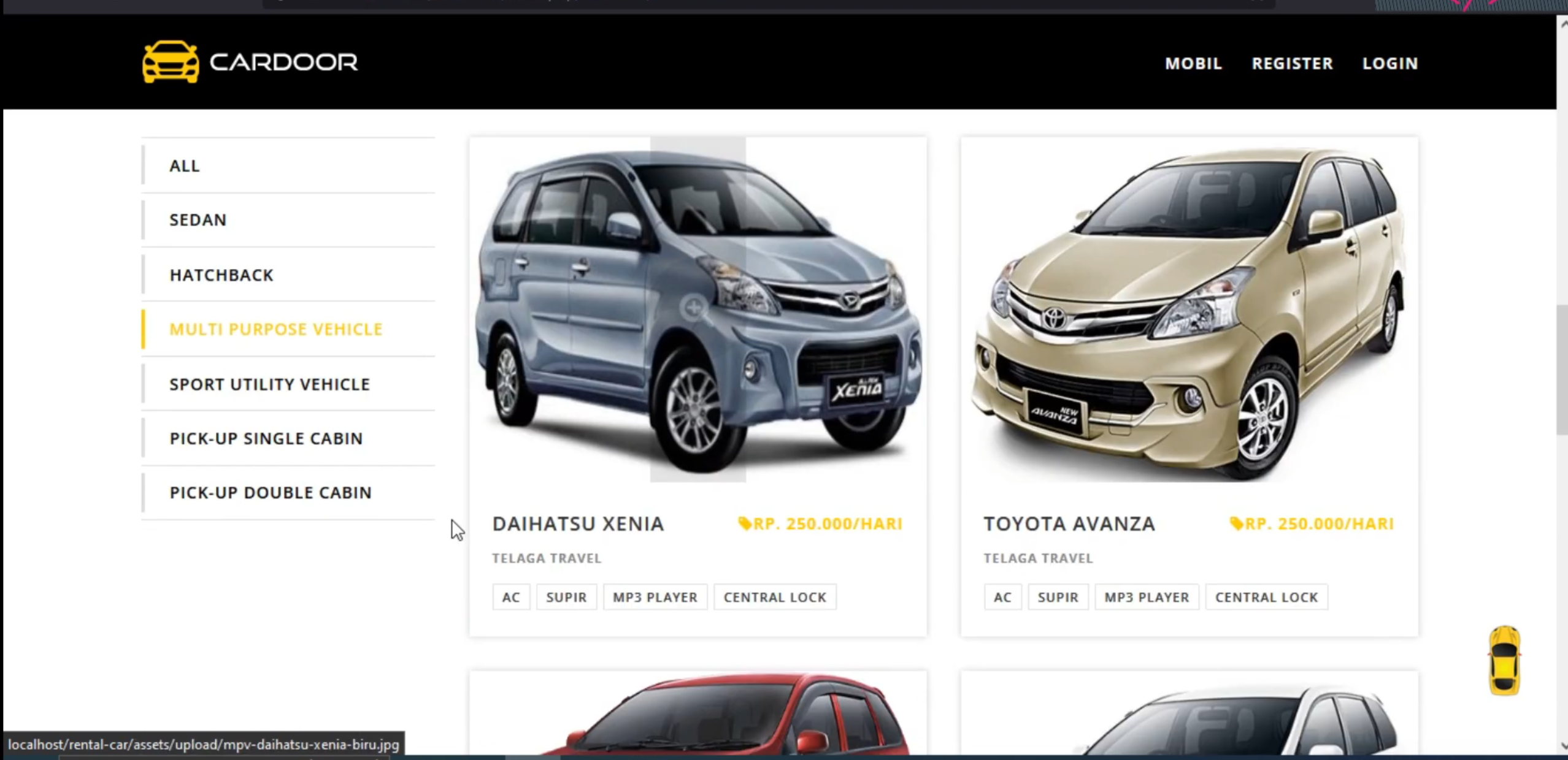 Aplikasi Rental Mobil CodeIgniter 3 | Download Source Code Rental| Sistem Rental Mobil PHP mysql CI3