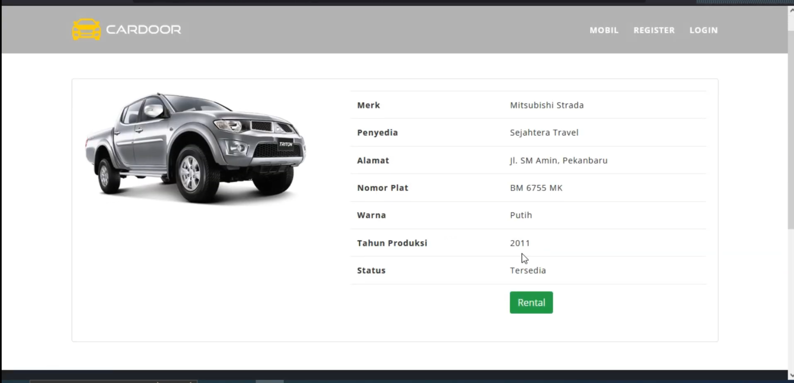 Aplikasi Rental Mobil CodeIgniter 3 | Download Source Code Rental| Sistem Rental Mobil PHP mysql CI3
