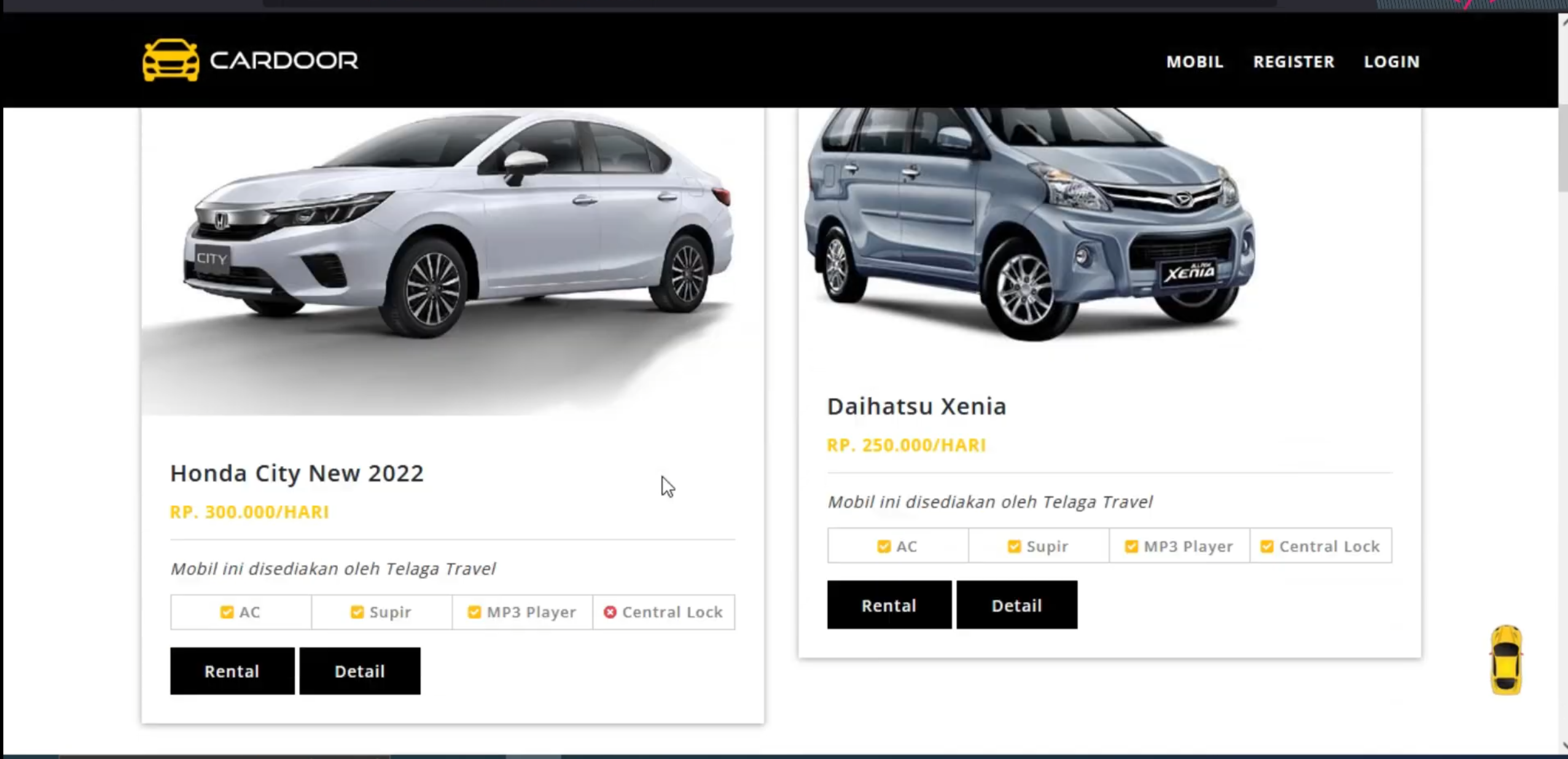 Aplikasi Rental Mobil CodeIgniter 3 | Download Source Code Rental| Sistem Rental Mobil PHP mysql CI3