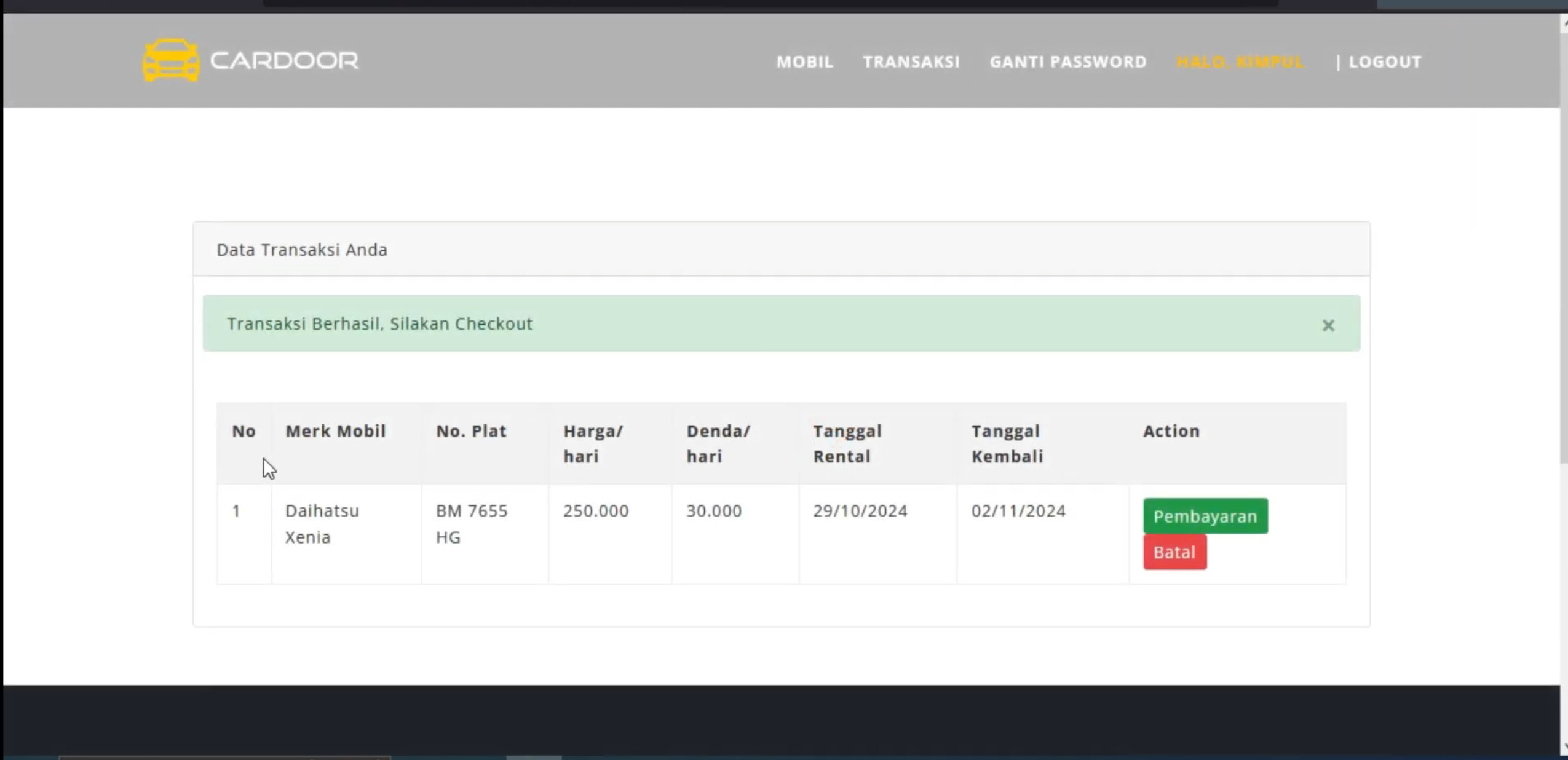 Aplikasi Rental Mobil CodeIgniter 3 | Download Source Code Rental| Sistem Rental Mobil PHP mysql CI3