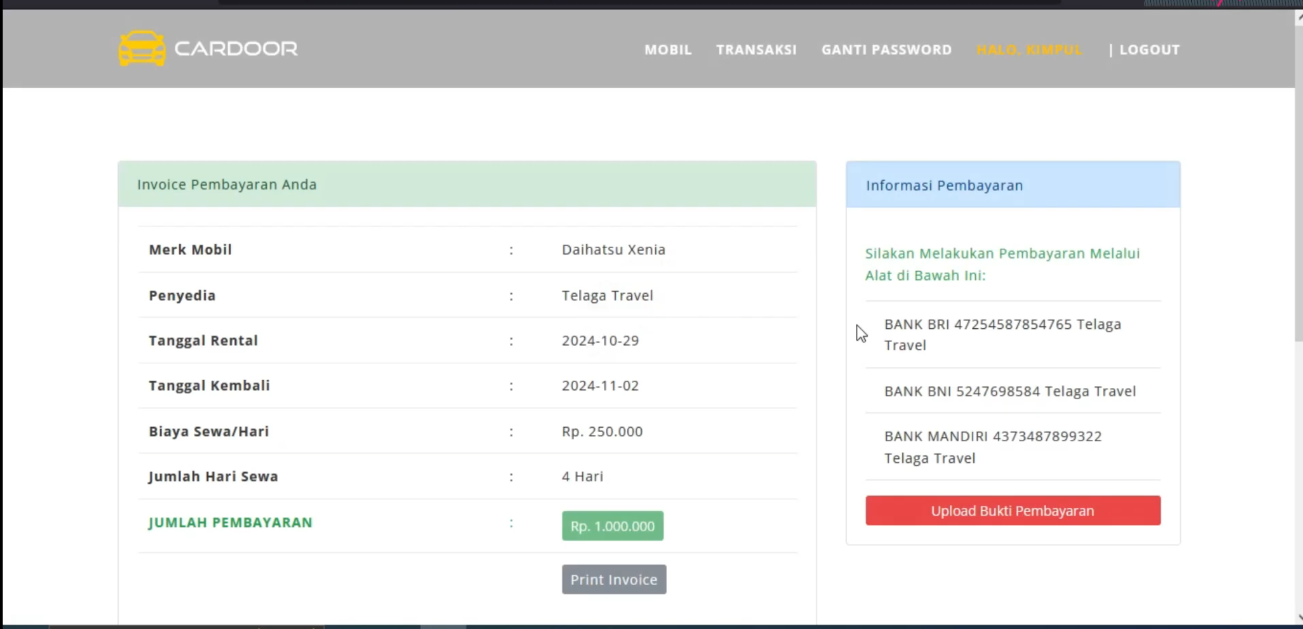 Aplikasi Rental Mobil CodeIgniter 3 | Download Source Code Rental| Sistem Rental Mobil PHP mysql CI3