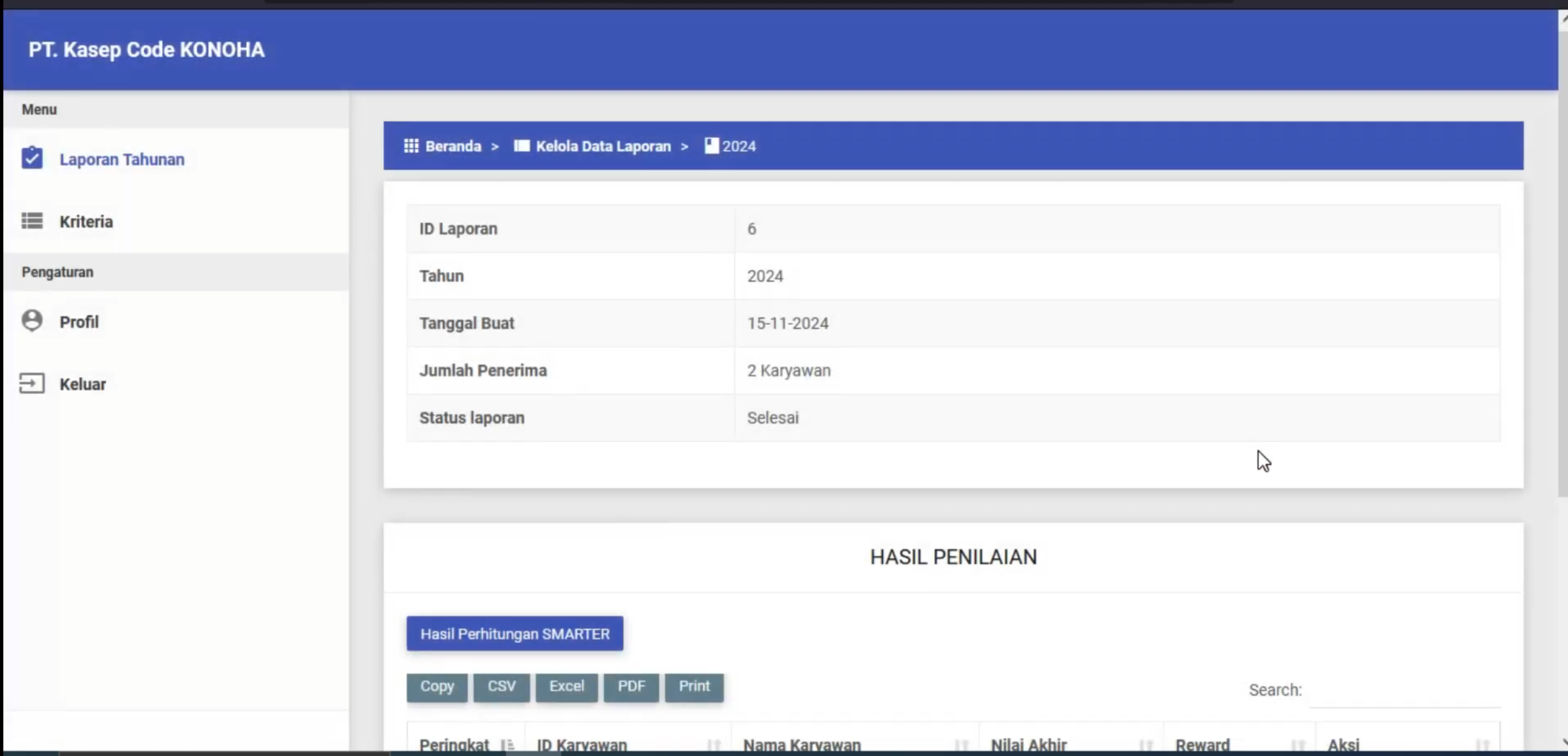 Sistem Pendukung Keputusan SMARTER | SPK SMARTER Pemilihan Karyawan Terbaik | SPK Metode Smarter CI3