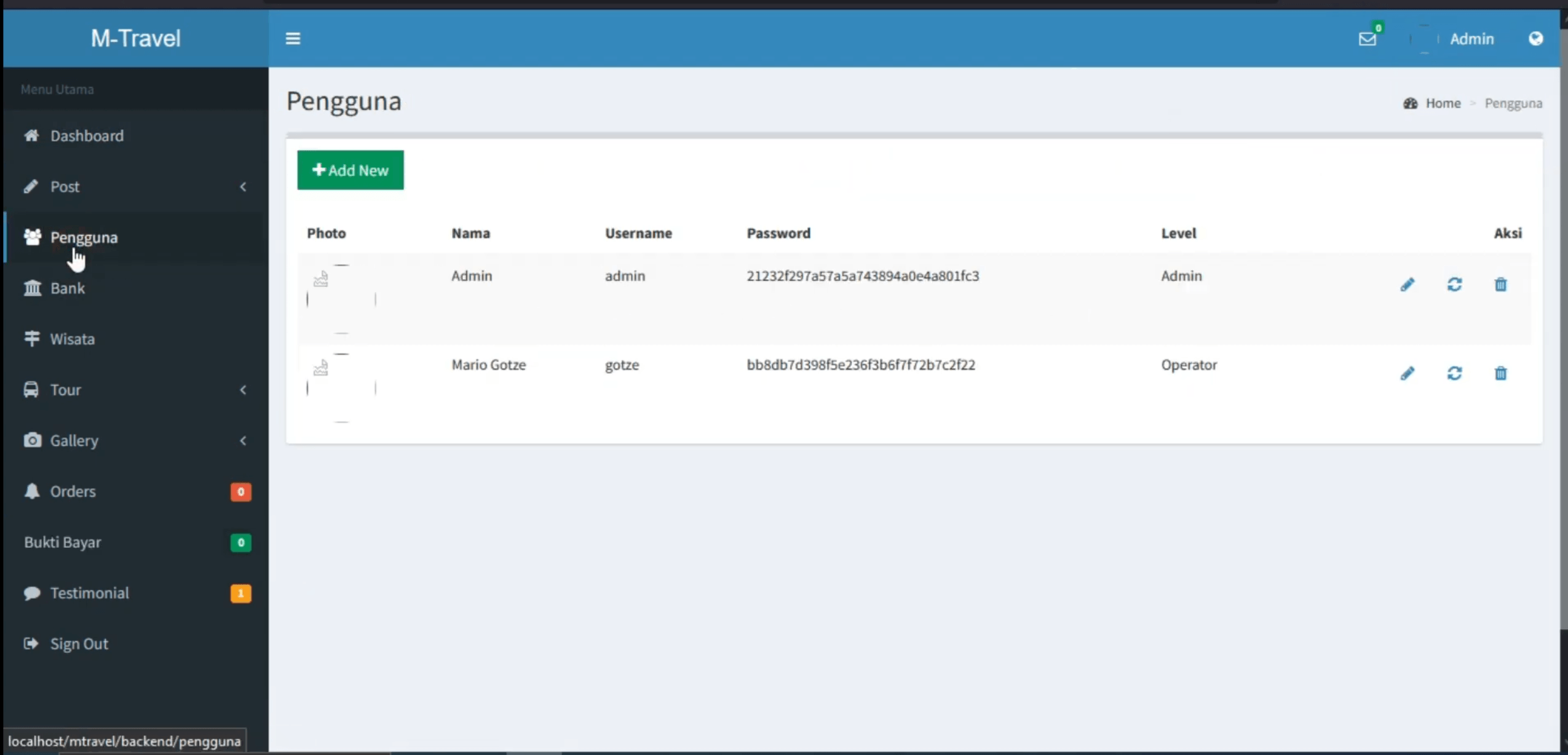 Aplikasi Pemesanan Paket Wisata | Source Code Website Pemesanan Paket Wisata CodeIgniter 3 | MysqL