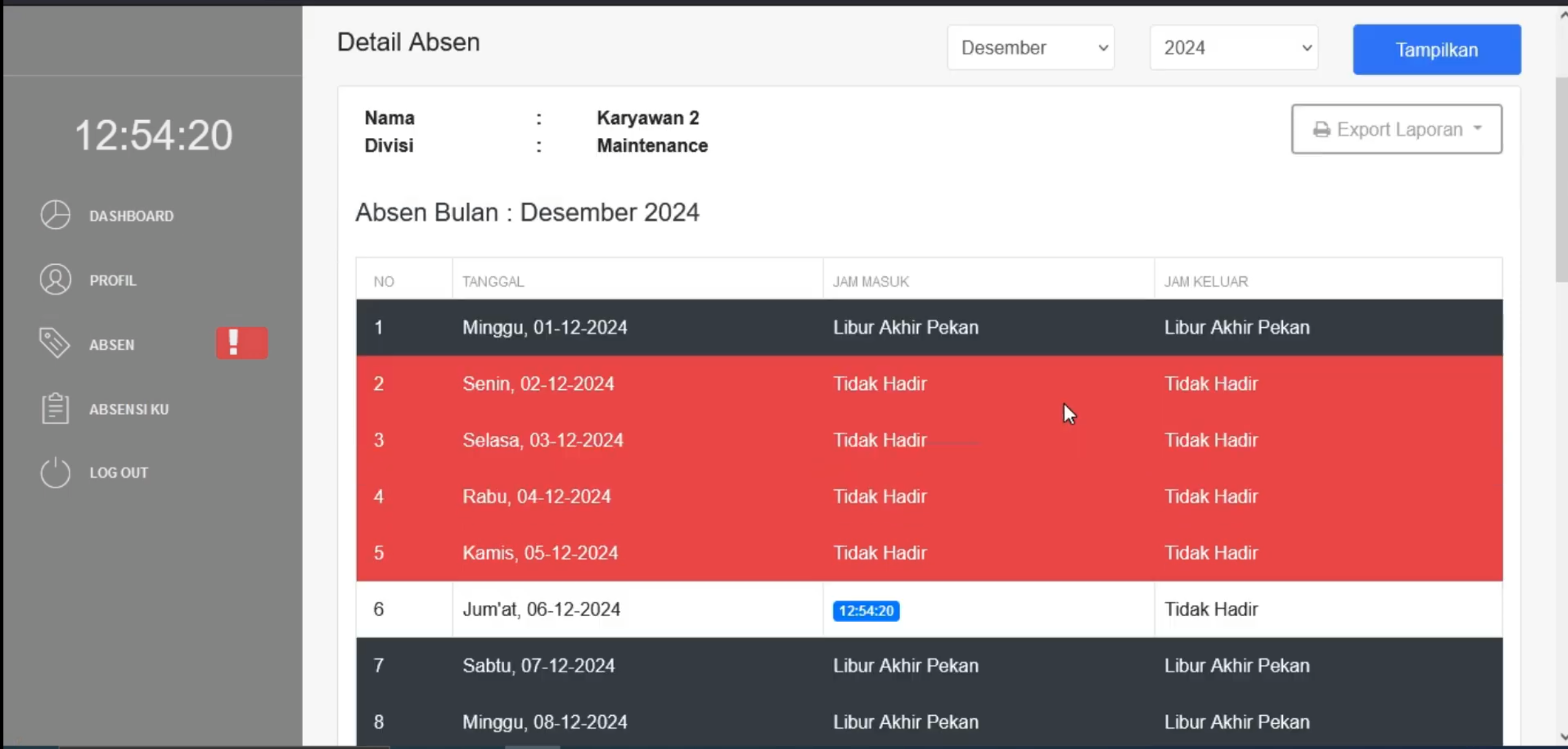 Source Code Aplikasi Absensi Karyawan CodeIgniter 3 | Download Aplikasi Absensi Online| Absen Online