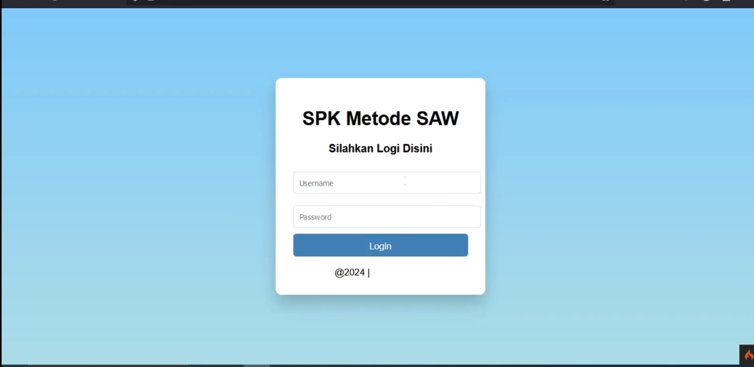 Website SPK metode SAW CodeIgniter 4 | Source code SPK metode SAW CodeIgniter 4 | Source Code PHP Ci4