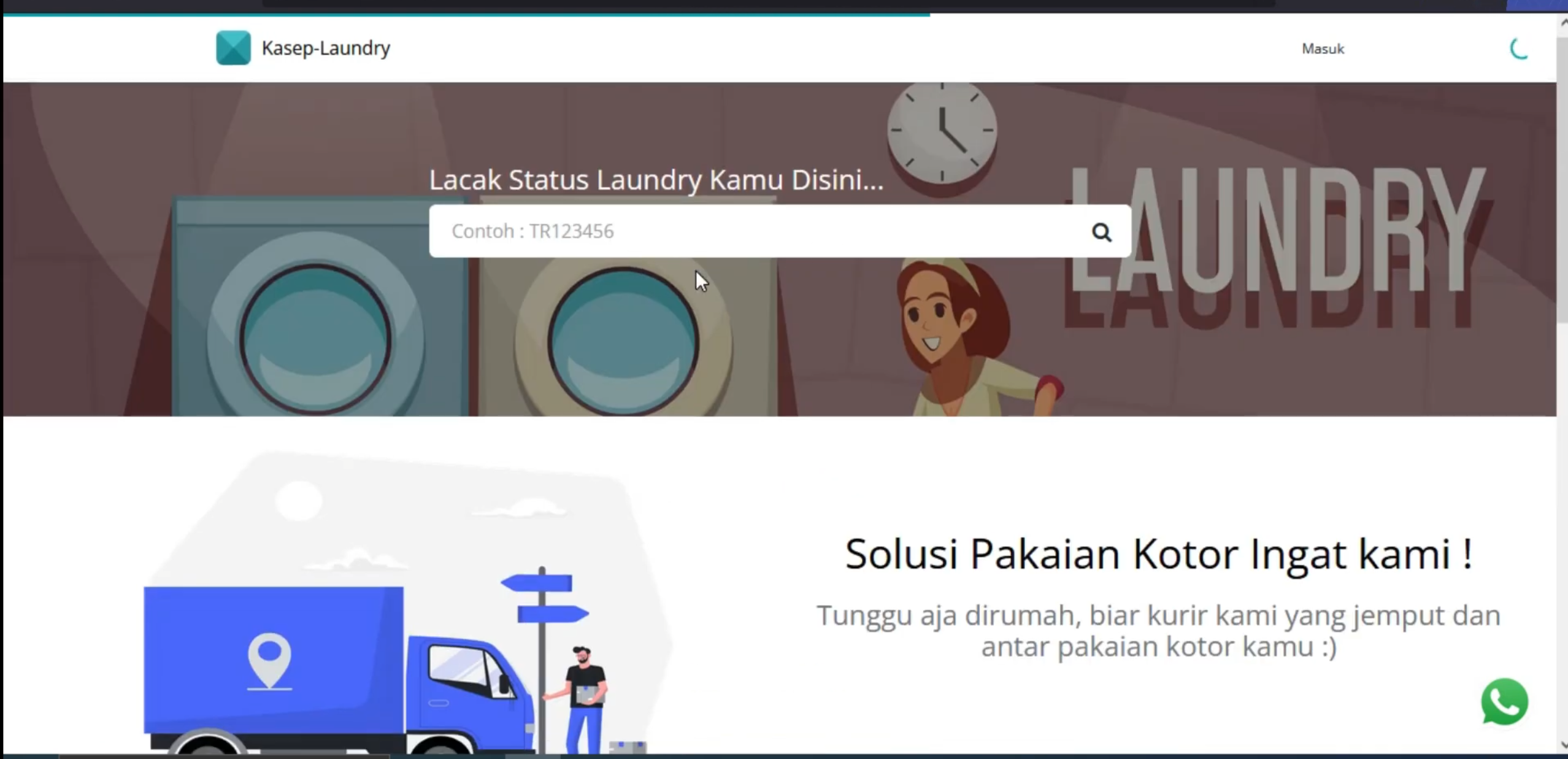 Website Laundry | Download source code Laravel aplikasi laundry | Source code PHP website laundry