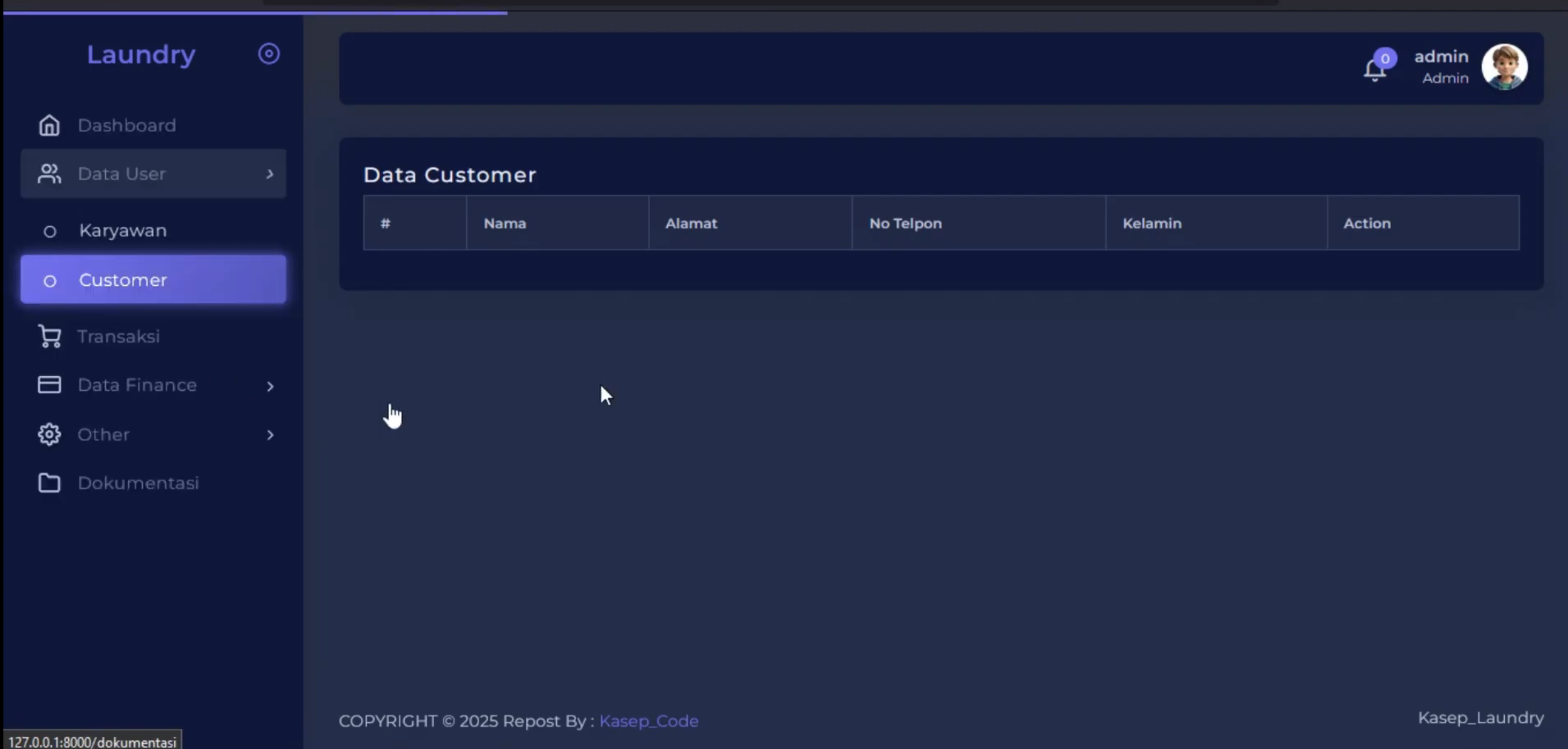 Website Laundry | Download source code Laravel aplikasi laundry | Source code PHP website laundry