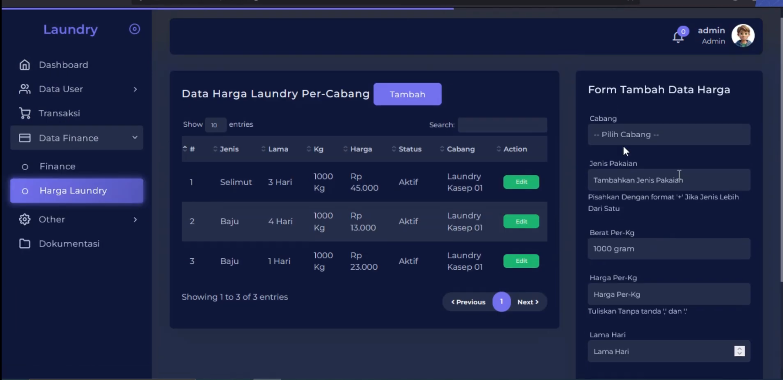 Website Laundry | Download source code Laravel aplikasi laundry | Source code PHP website laundry