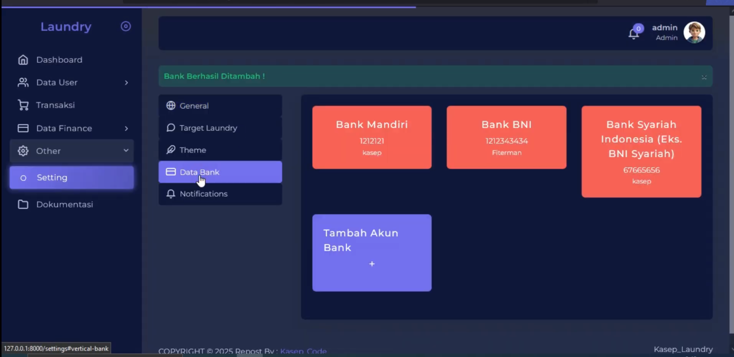 Website Laundry | Download source code Laravel aplikasi laundry | Source code PHP website laundry