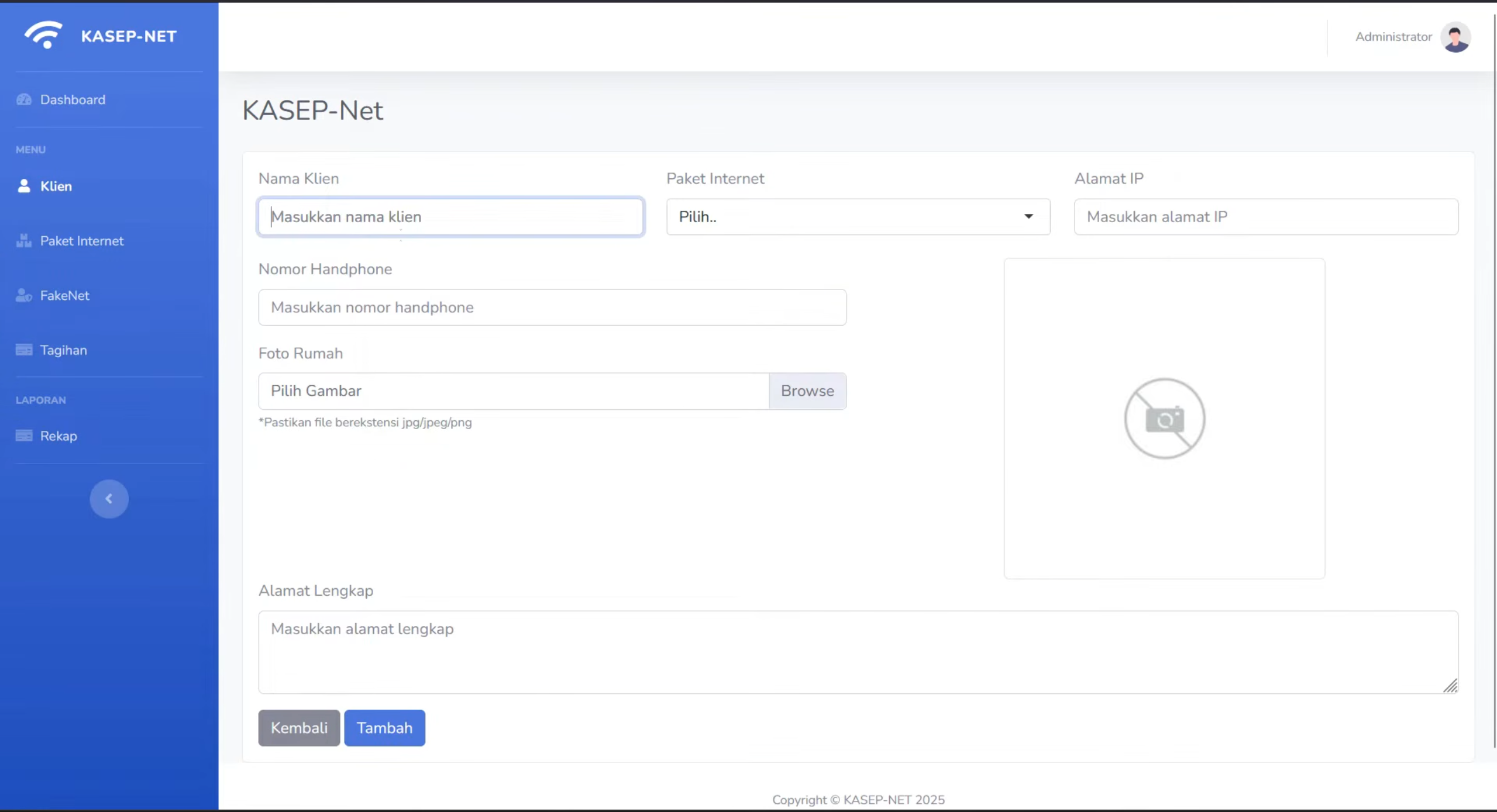 Source Code Aplikasi Pembayaran Tagihan Internet | Website Sistem Pembayaran WiFi | Laravel PHP
