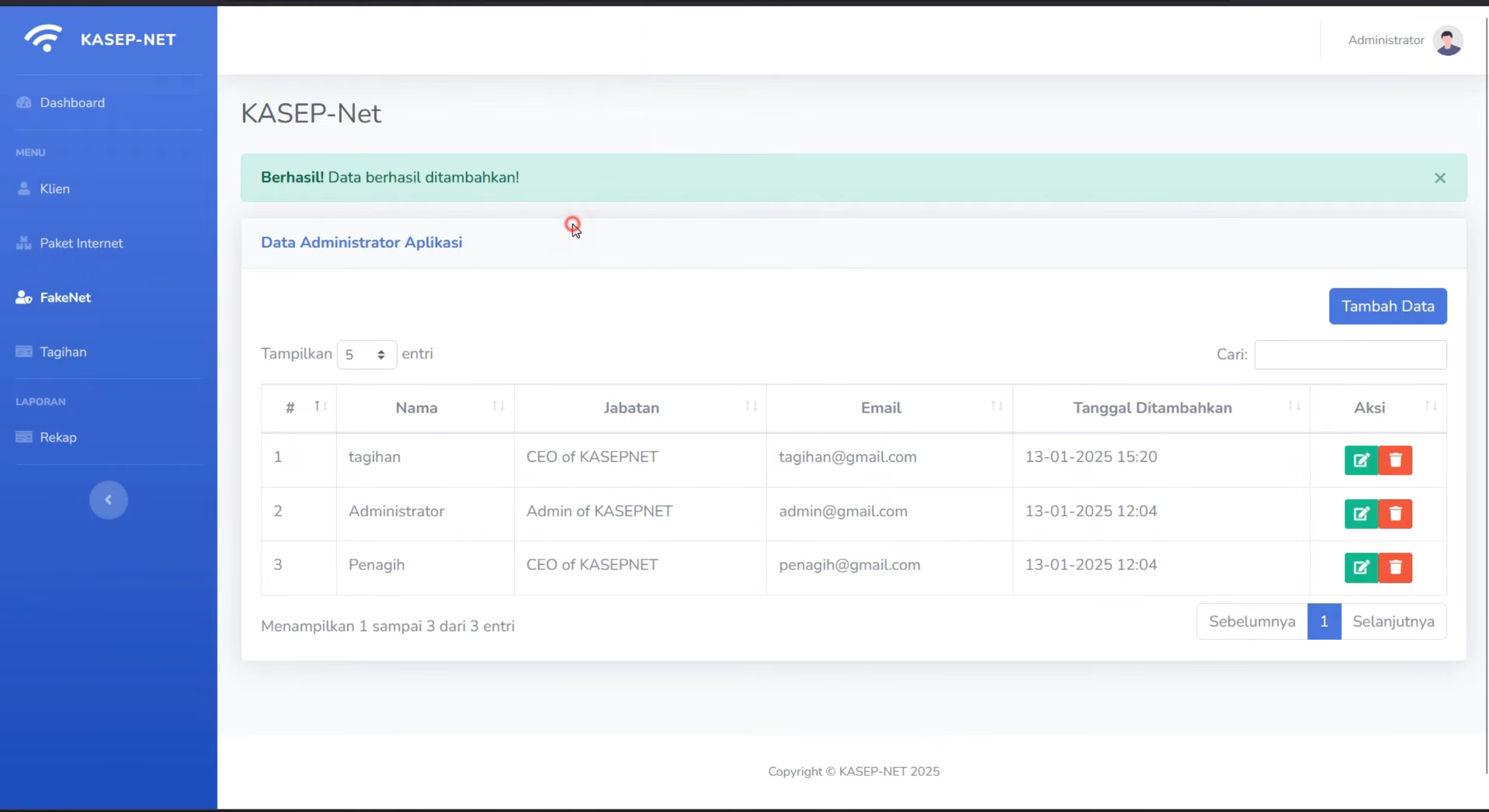 Source Code Aplikasi Pembayaran Tagihan Internet | Website Sistem Pembayaran WiFi | Laravel PHP