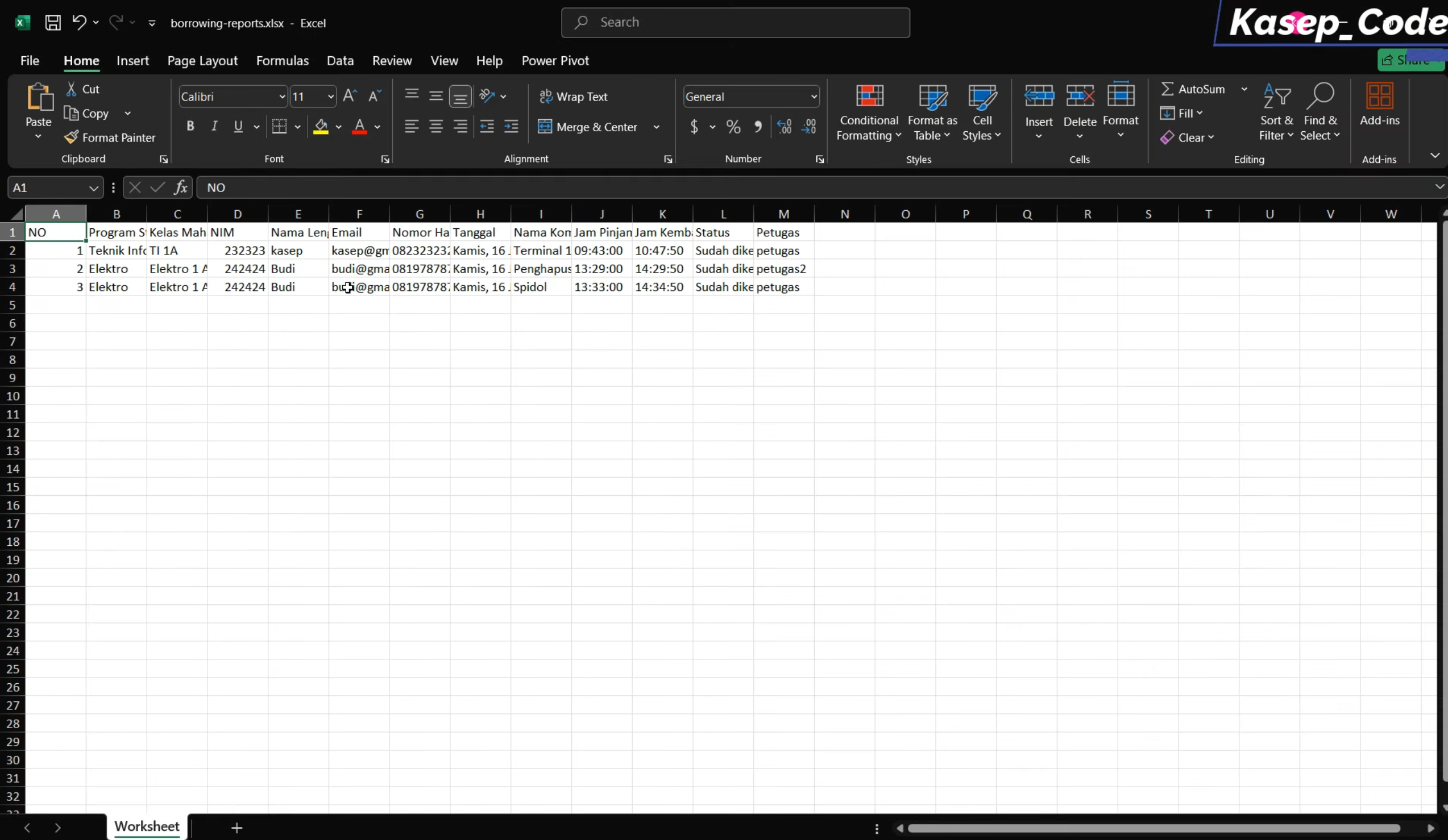 Source code website peminjaman barang | Download source code aplikasi peminjaman barang | Laravel