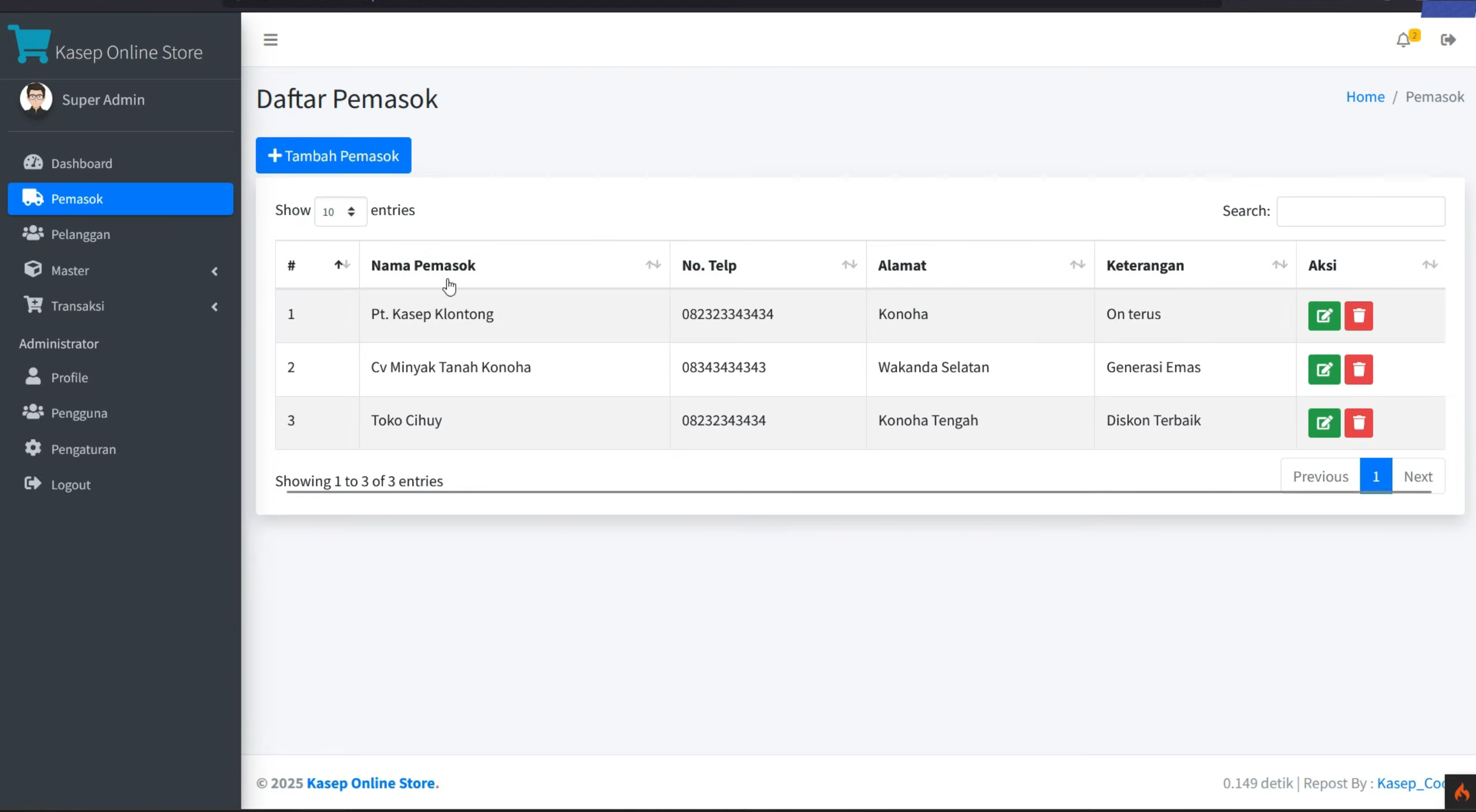 Source Point of sale (POS) | Download Source Code PHP Website stok barang| Download apk Kasir Online