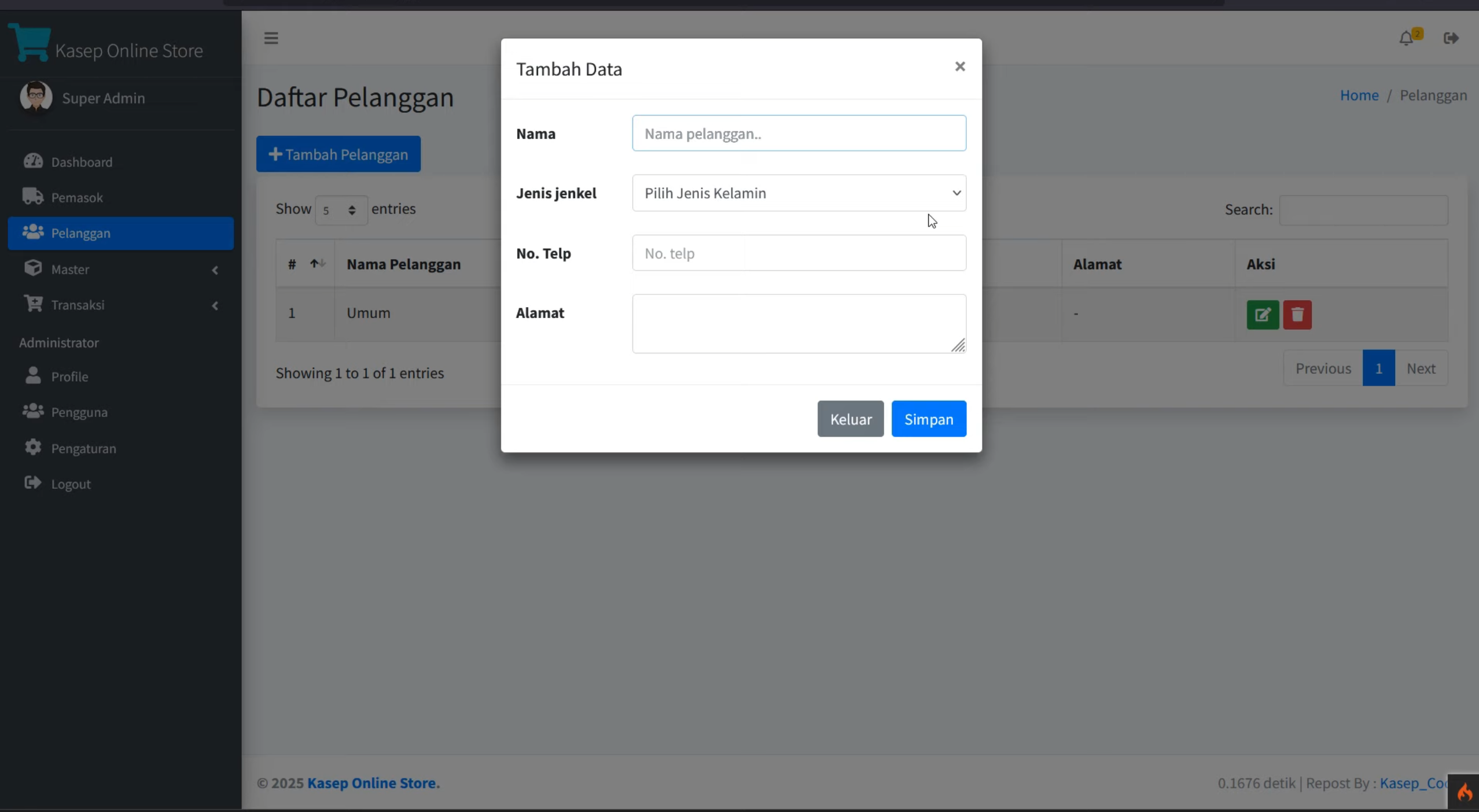 Source Point of sale (POS) | Download Source Code PHP Website stok barang| Download apk Kasir Online