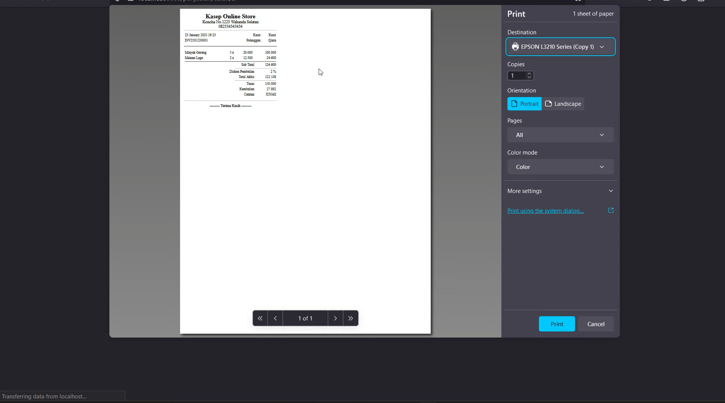 Source Point of sale (POS) | Download Source Code PHP Website stok barang| Download apk Kasir Online