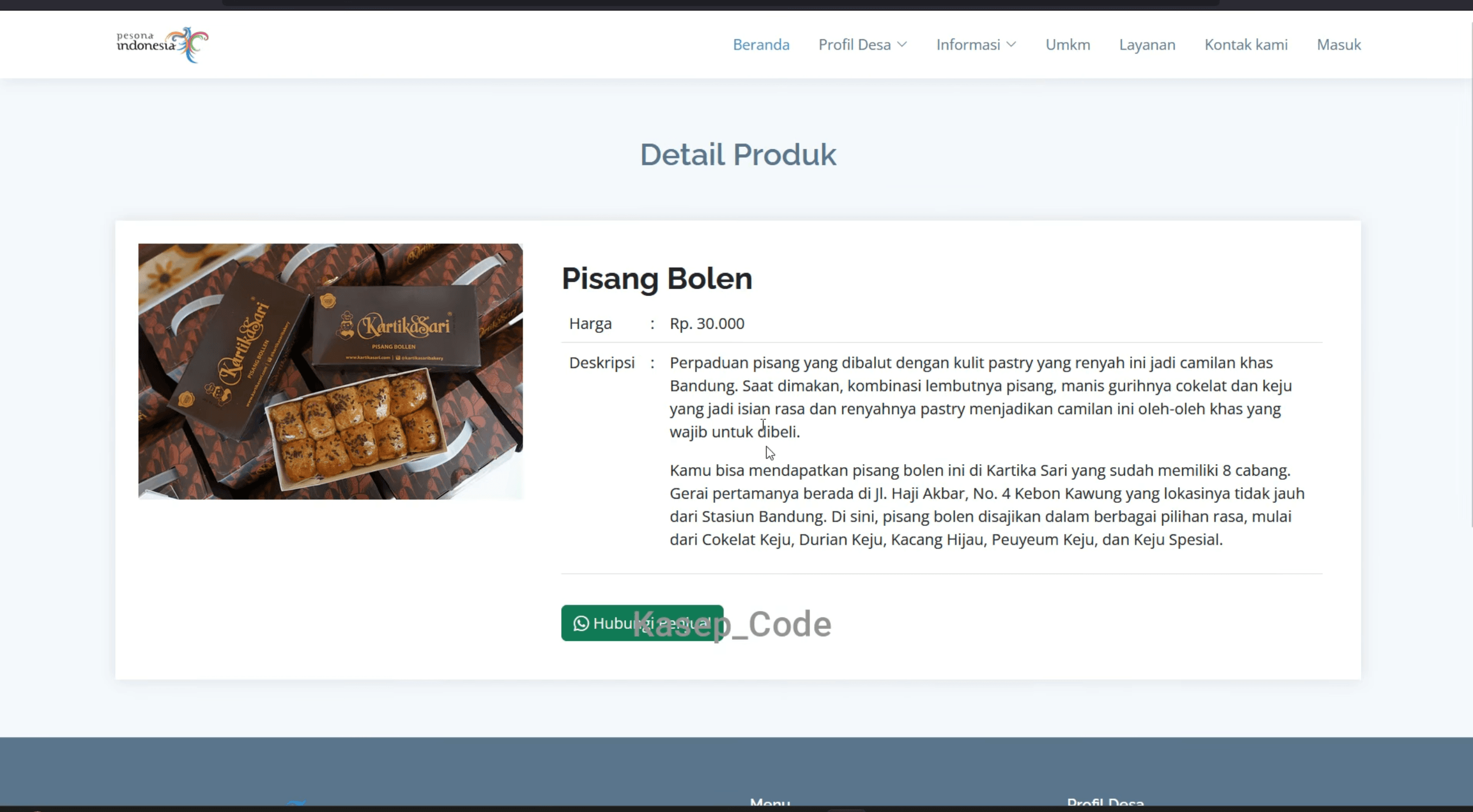 Source Code Website Desa | Source code Sistem Informasi Desa | Source code website UMKM Laravel