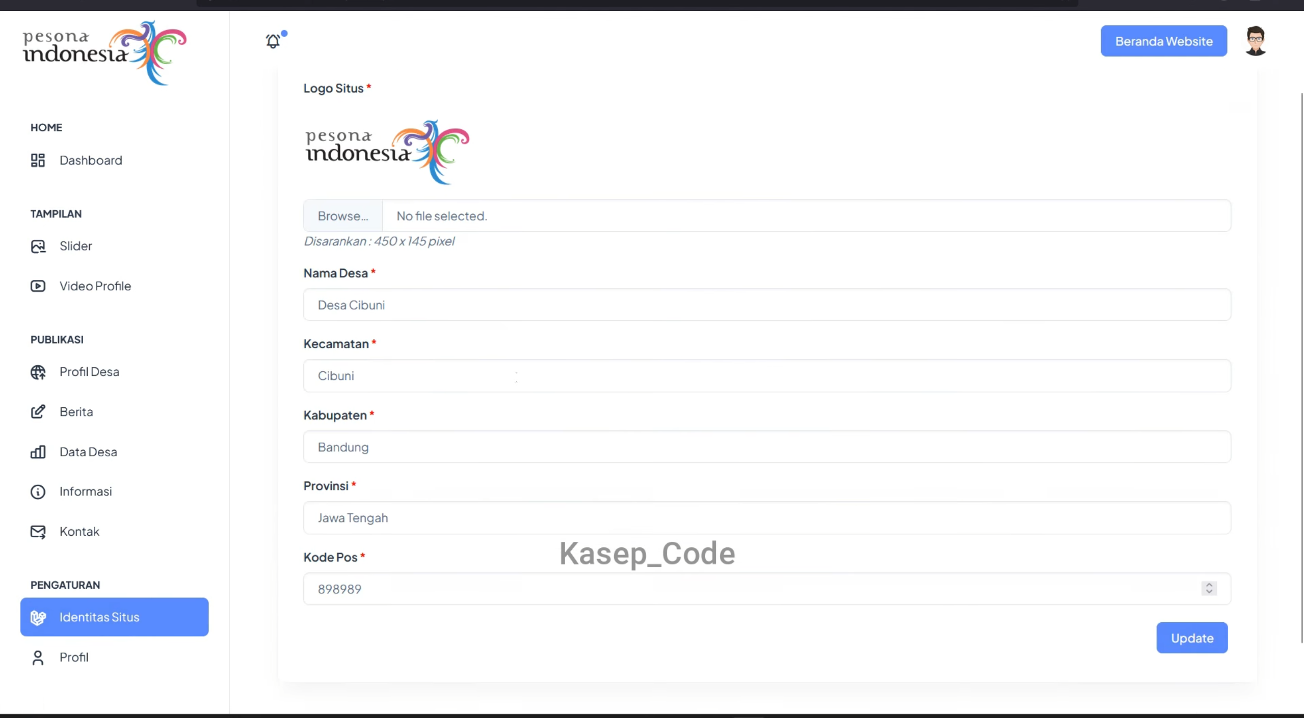 Source Code Website Desa | Source code Sistem Informasi Desa | Source code website UMKM Laravel