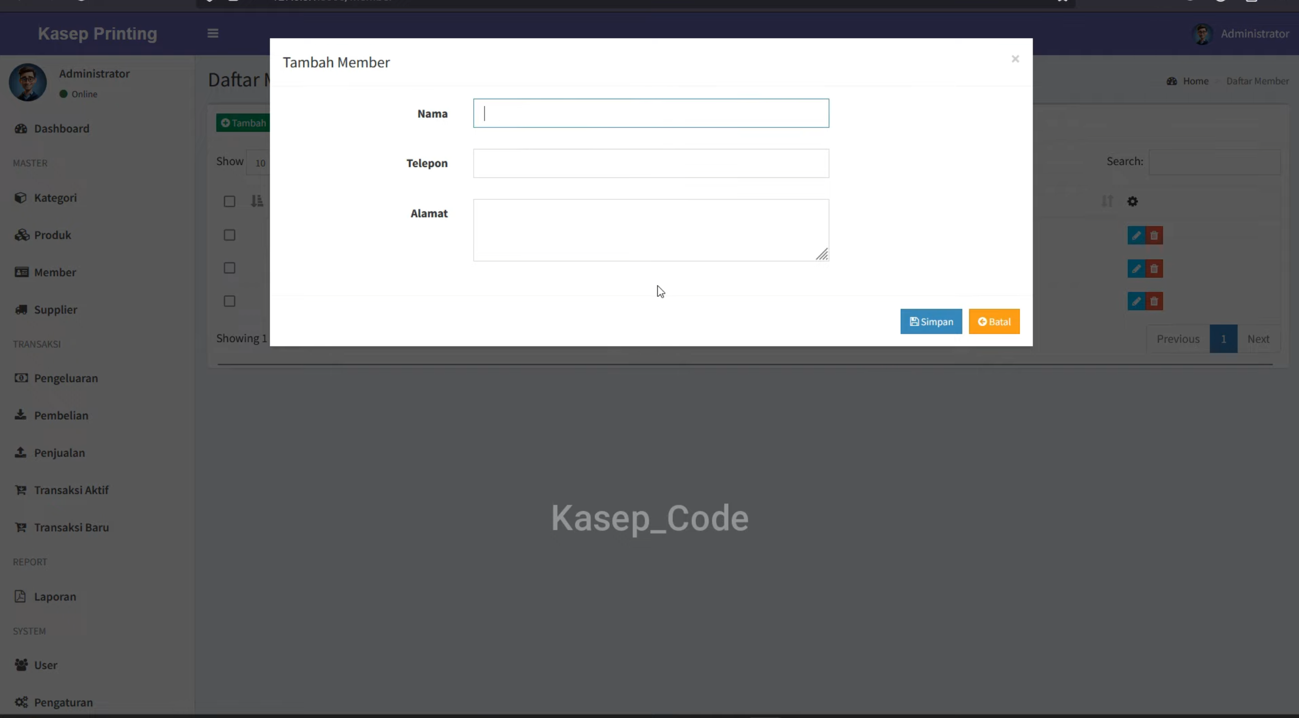 Source code aplikasi Point Of Sale Laravel | Source Code Kasir Online Laravel | Aplikasi stok barang laravel