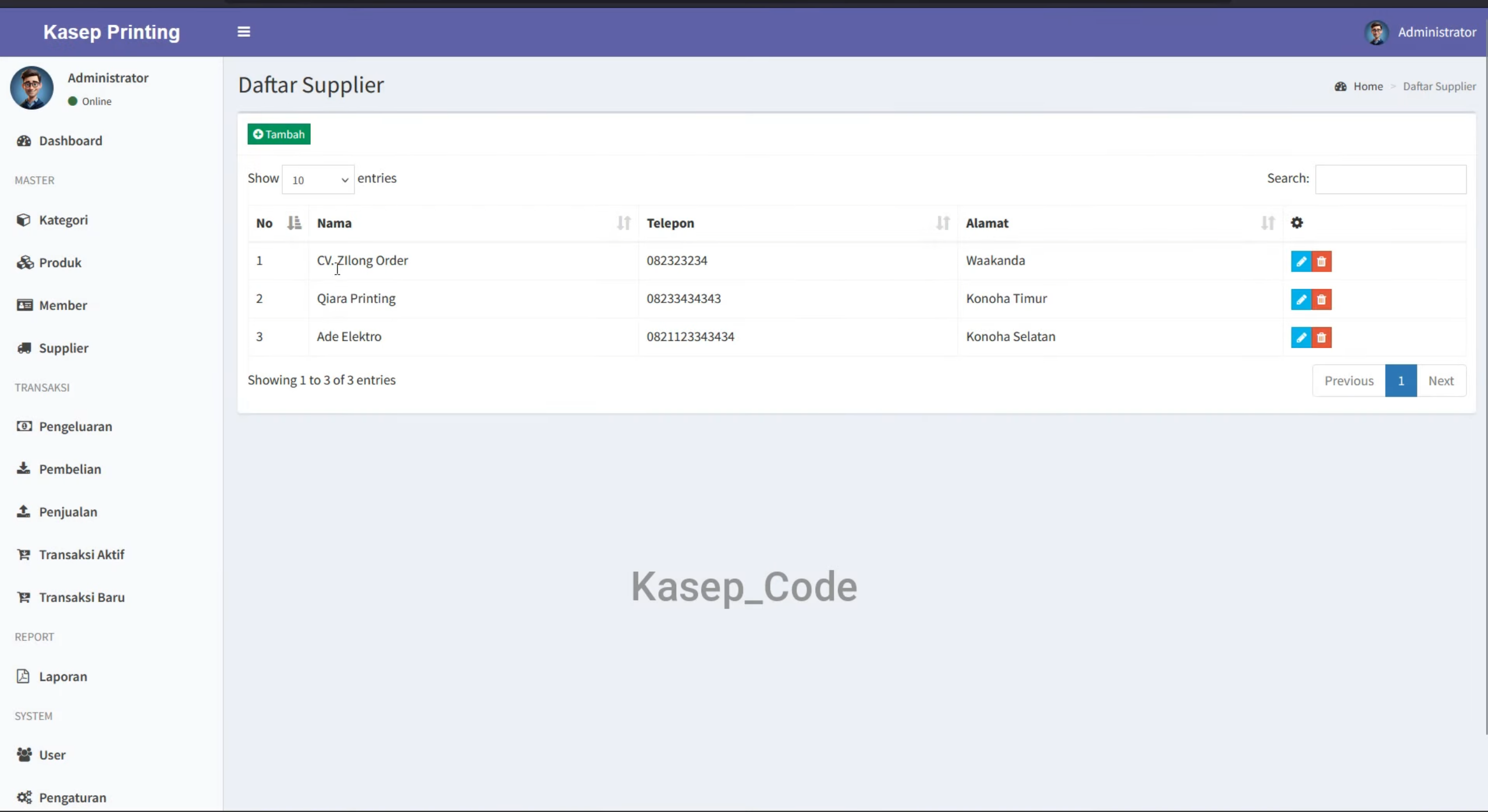 Source code aplikasi Point Of Sale Laravel | Source Code Kasir Online Laravel | Aplikasi stok barang laravel