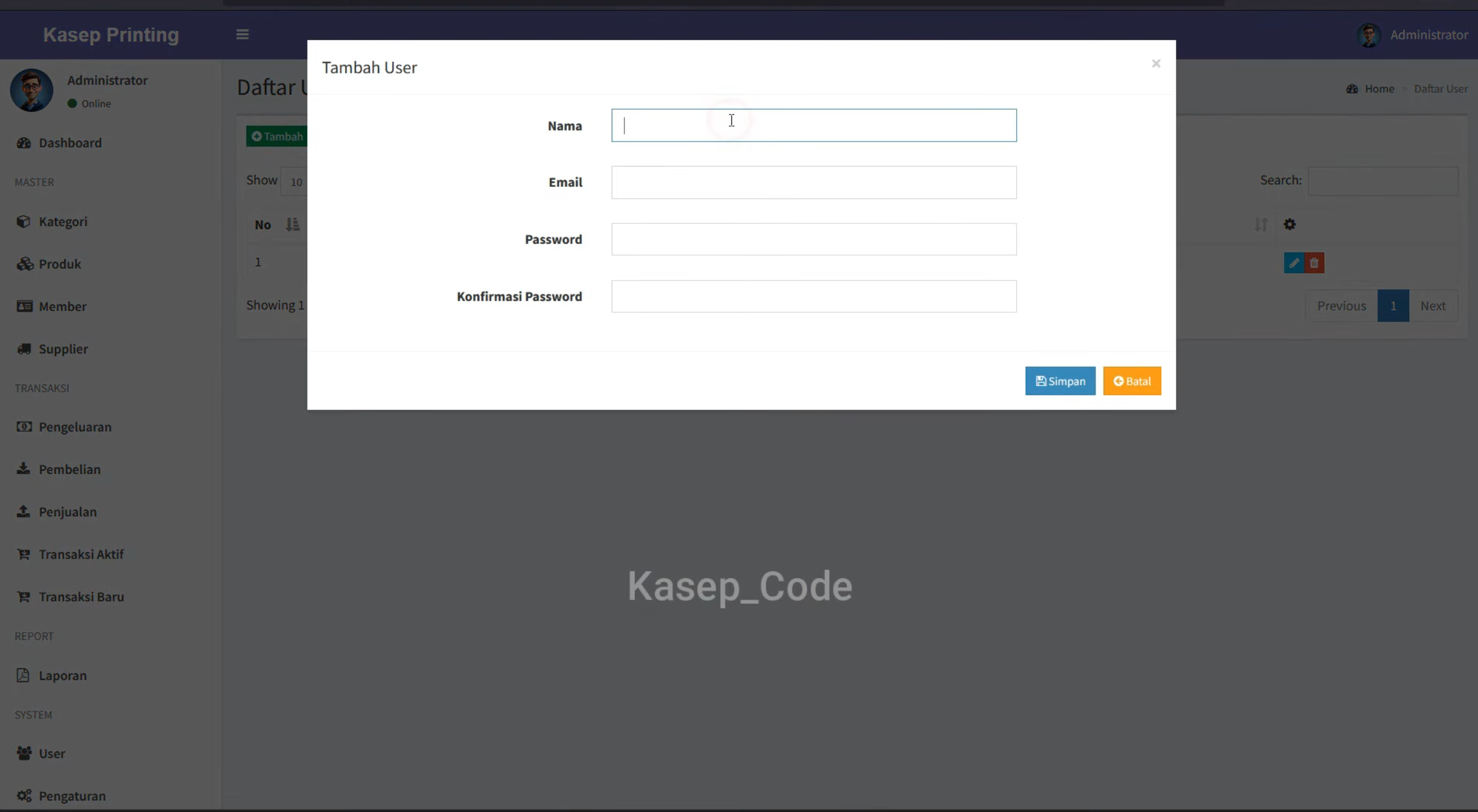 Source code aplikasi Point Of Sale Laravel | Source Code Kasir Online Laravel | Aplikasi stok barang laravel