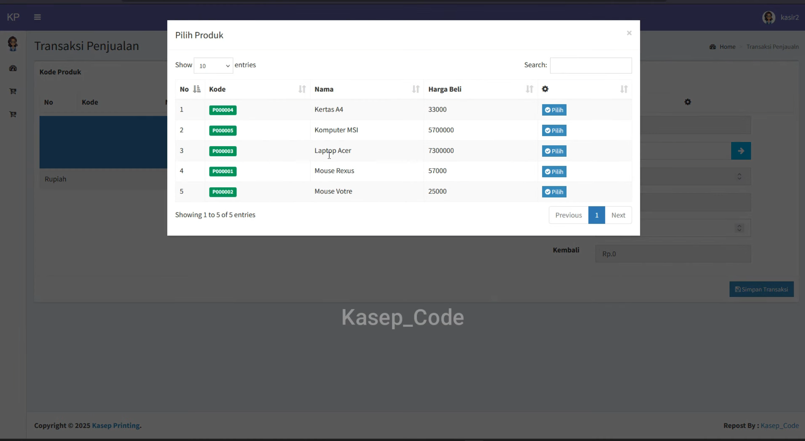 Source code aplikasi Point Of Sale Laravel | Source Code Kasir Online Laravel | Aplikasi stok barang laravel