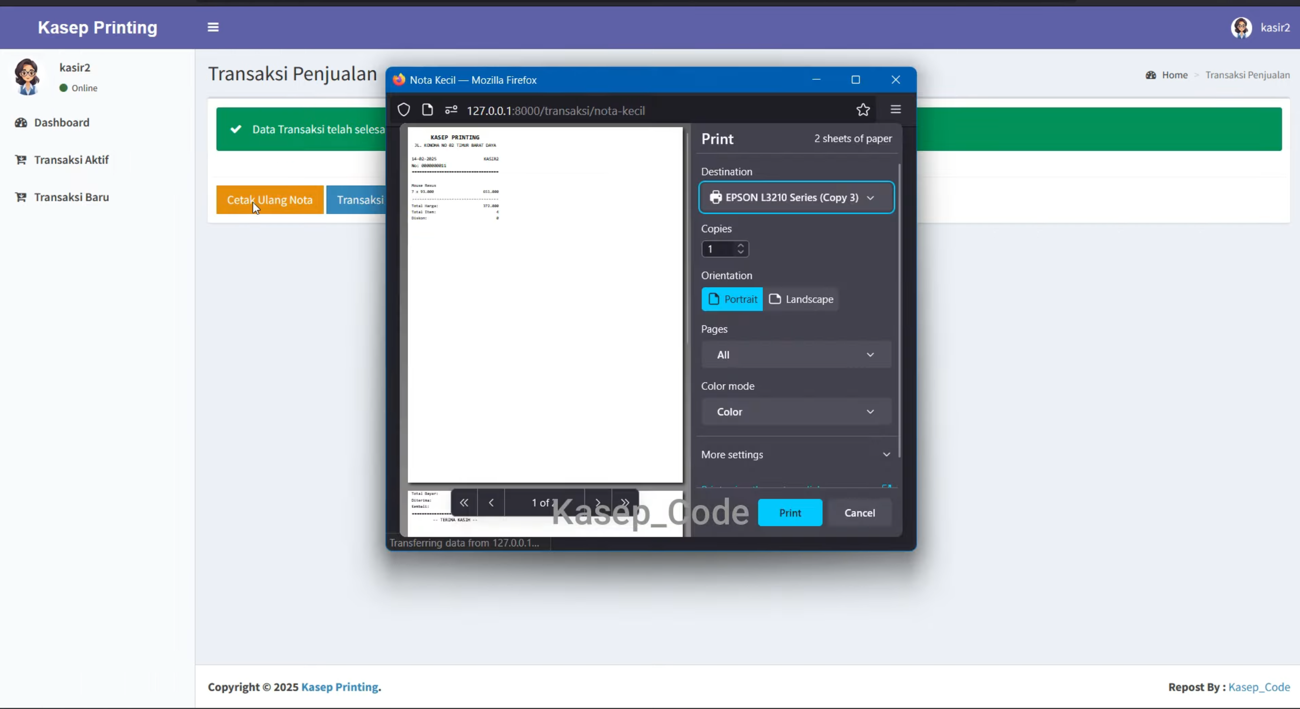 Source code aplikasi Point Of Sale Laravel | Source Code Kasir Online Laravel | Aplikasi stok barang laravel