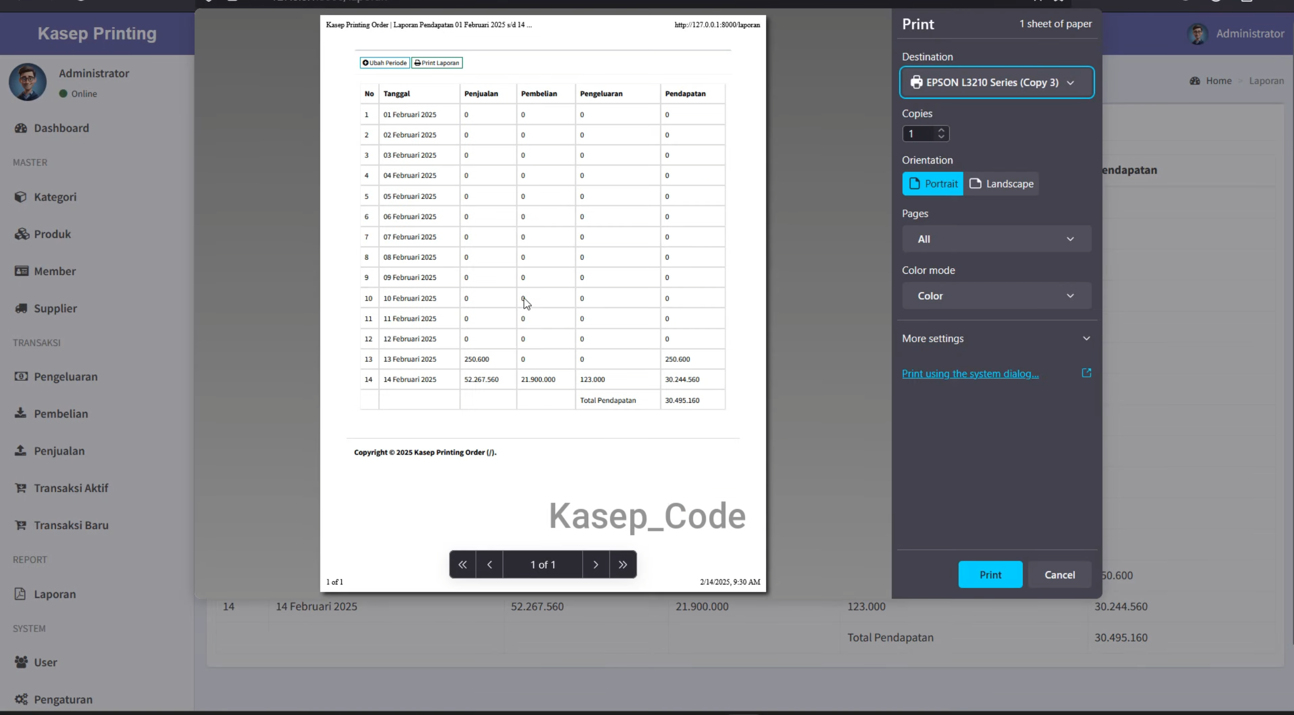 Source code aplikasi Point Of Sale Laravel | Source Code Kasir Online Laravel | Aplikasi stok barang laravel